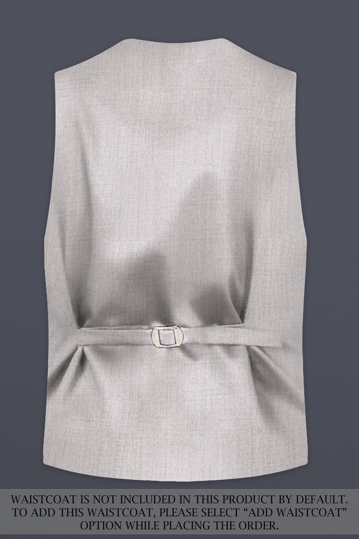 Martini Cream Textured Wool Rich Double Breasted Suit
