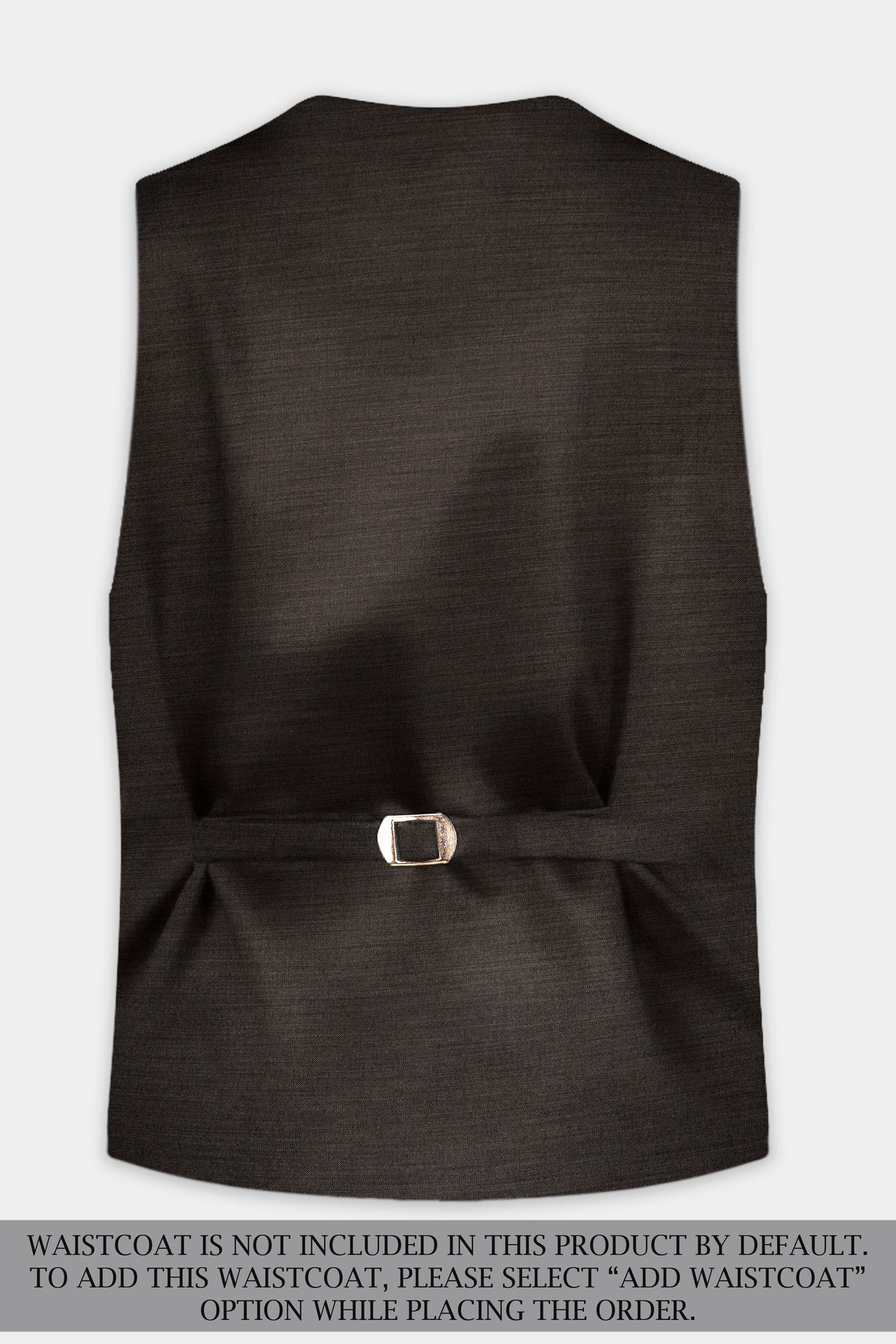 Eclipse Brown Textured Wool Blend Double Breasted Suit