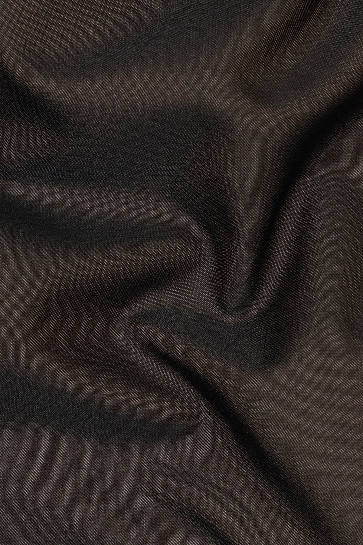 Eclipse Brown Textured Wool Blend Double Breasted Suit