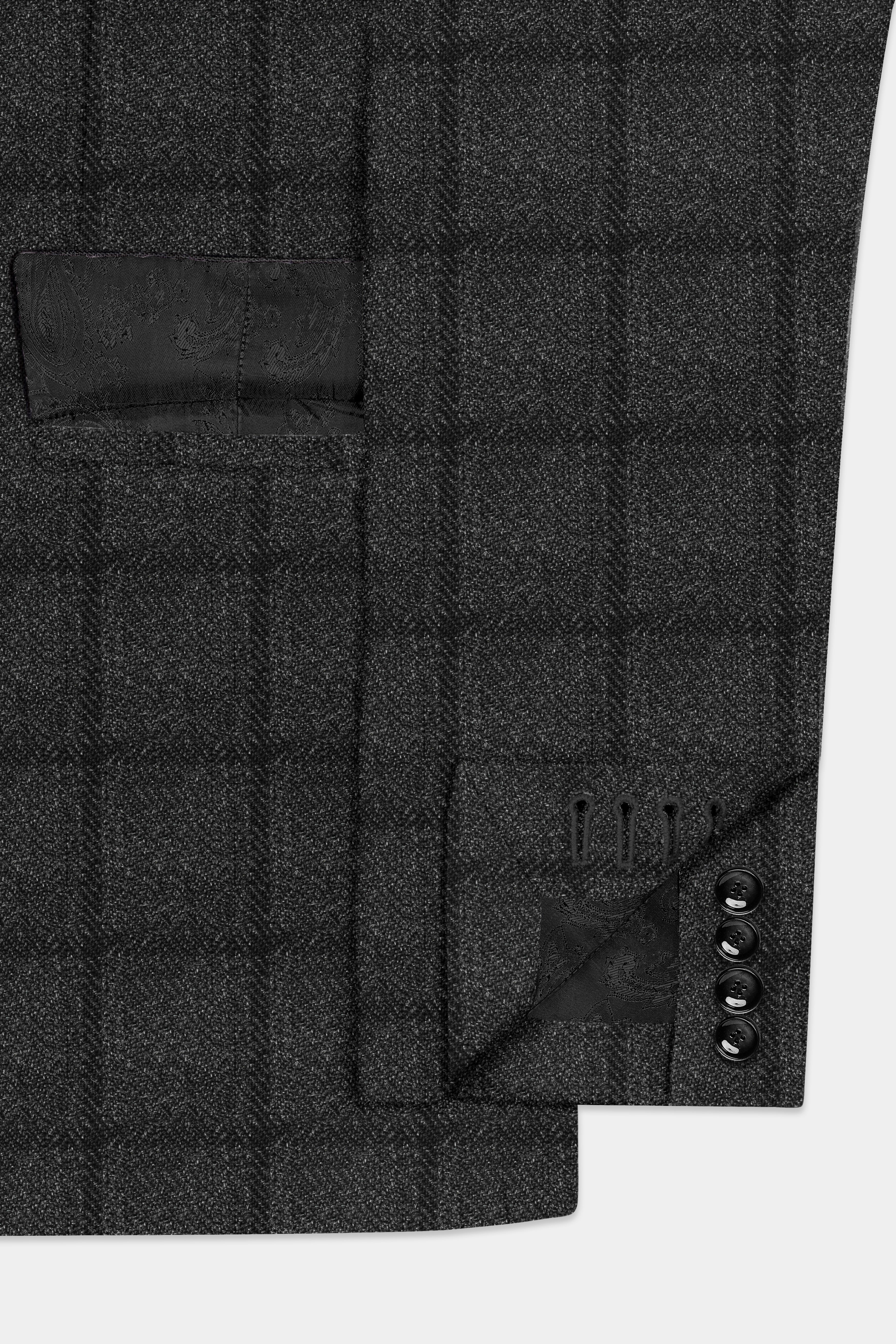 Zeus Gray Plaid Tweed Suit