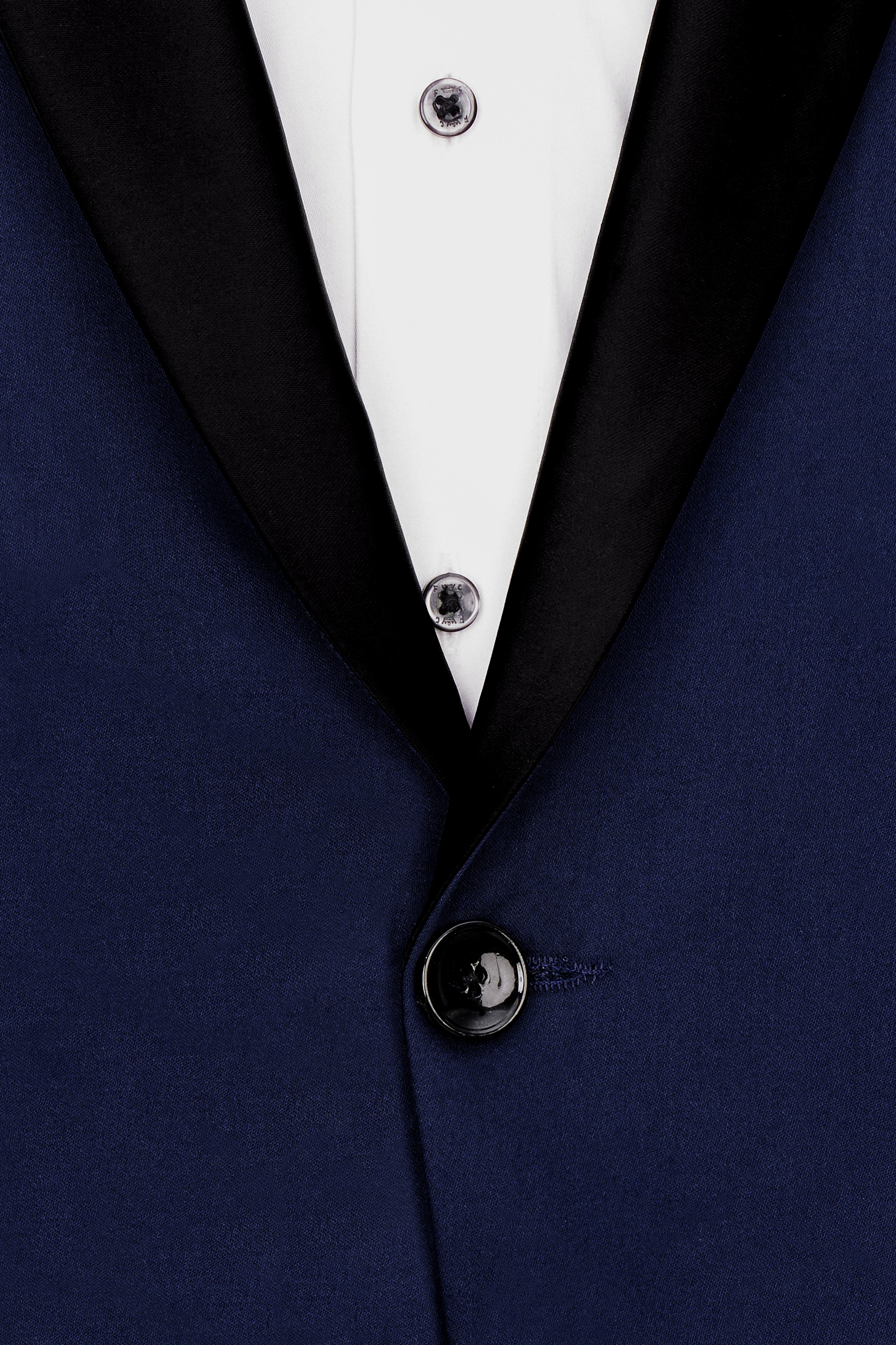 Space Blue Subtle Sheen Tuxedo Suit