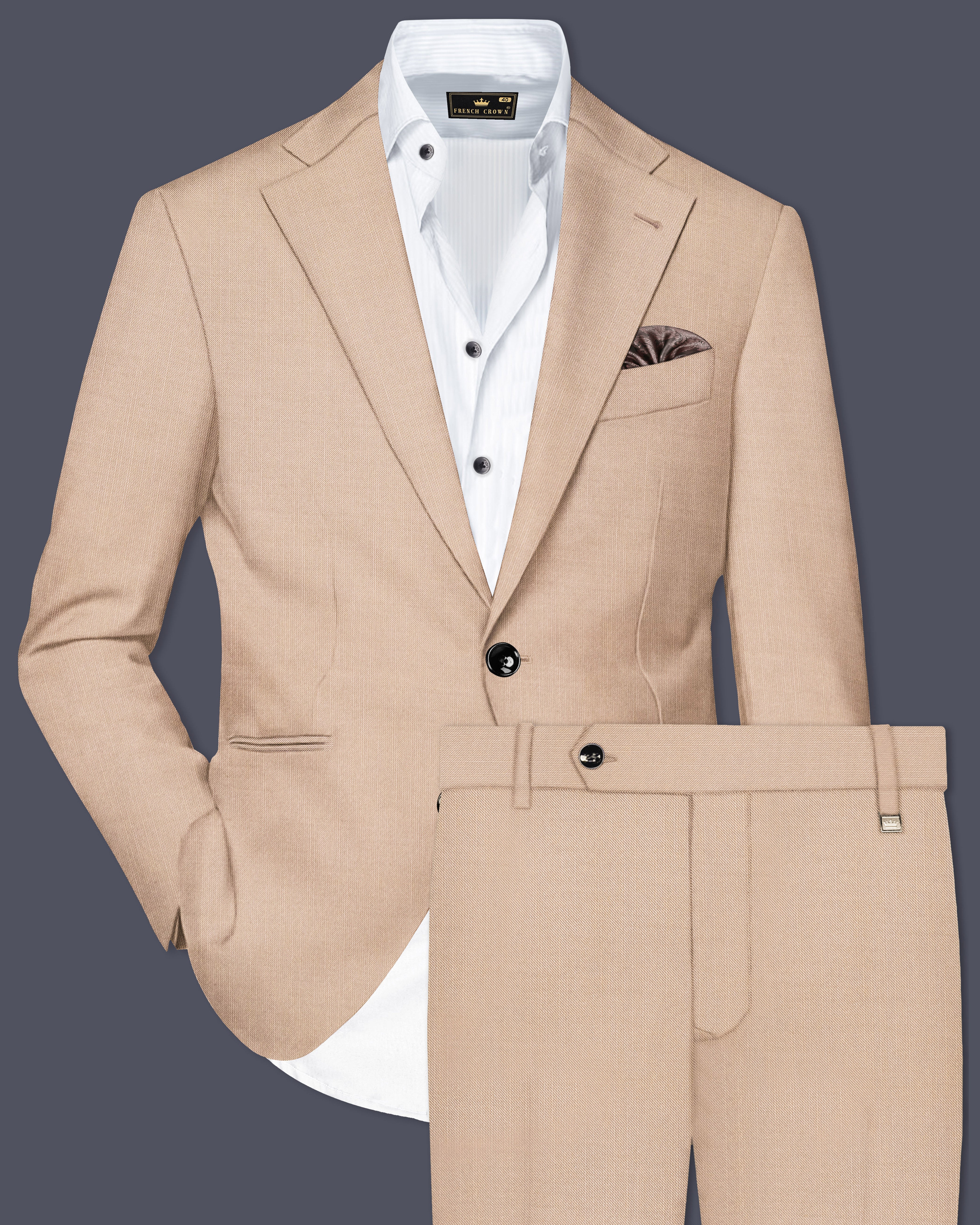 Hazelnut Subtle Sheen Woolrich Suit