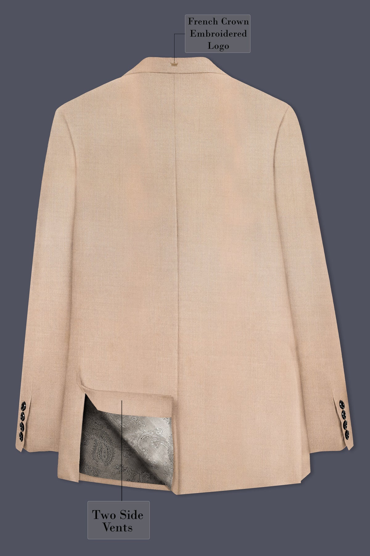 Hazelnut Subtle Sheen Woolrich Suit