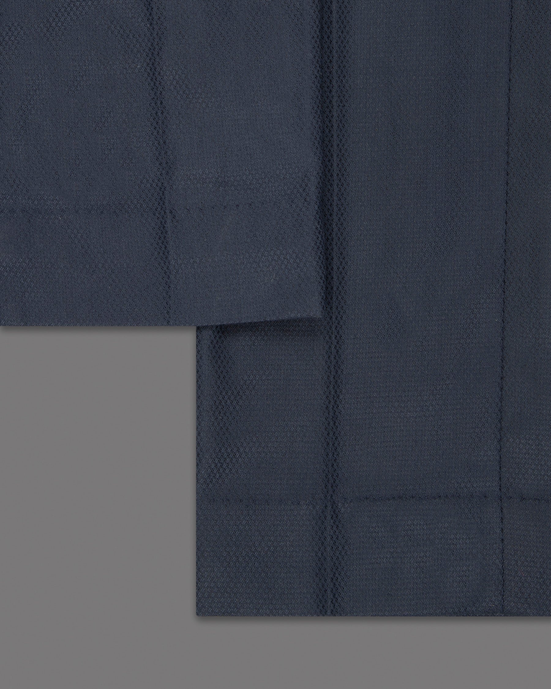 Royal Blue Wool Rich Bandhgala/Mandarin Suit