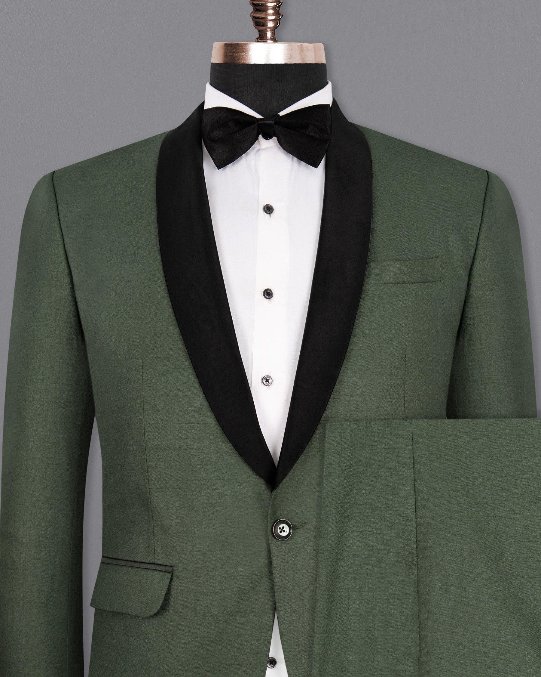 Nandor Green Tuxedo Wool Rich Suit
