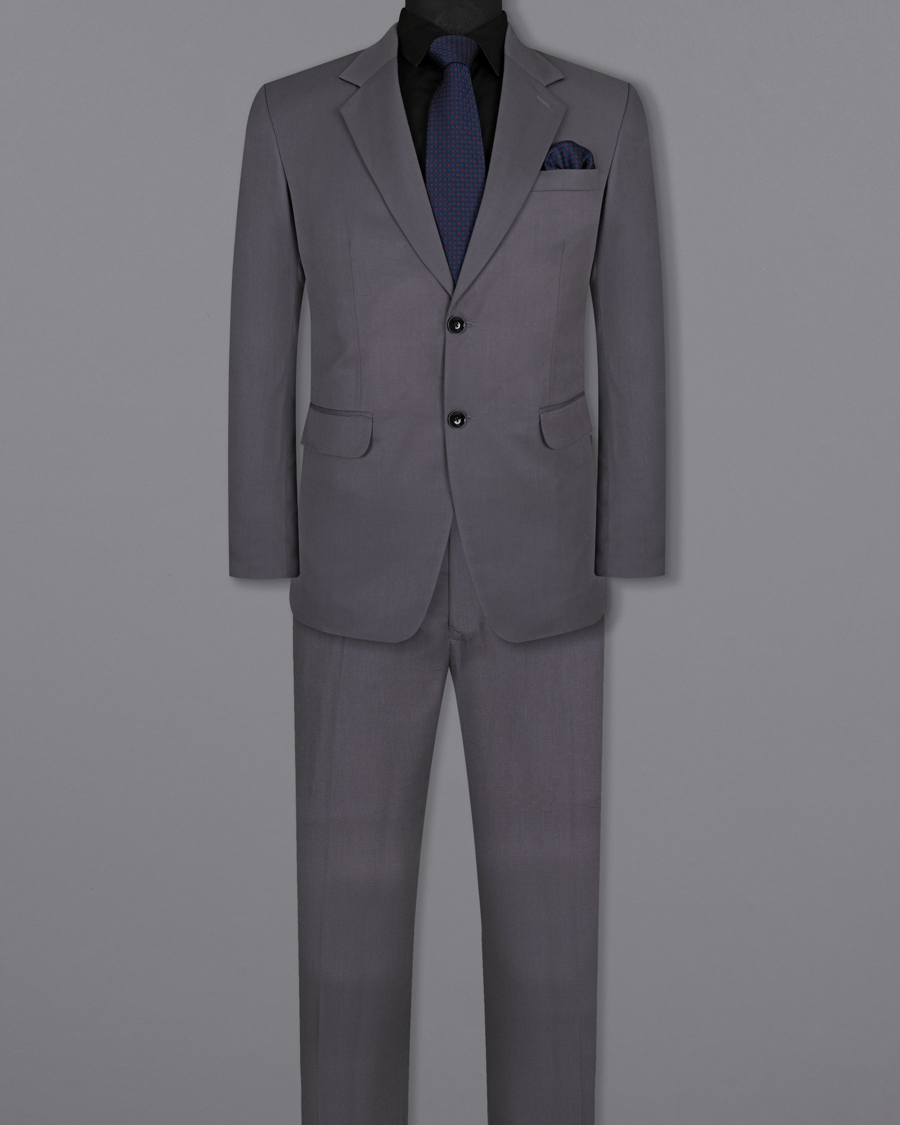 Dolphin Grey Wool Rich Suit