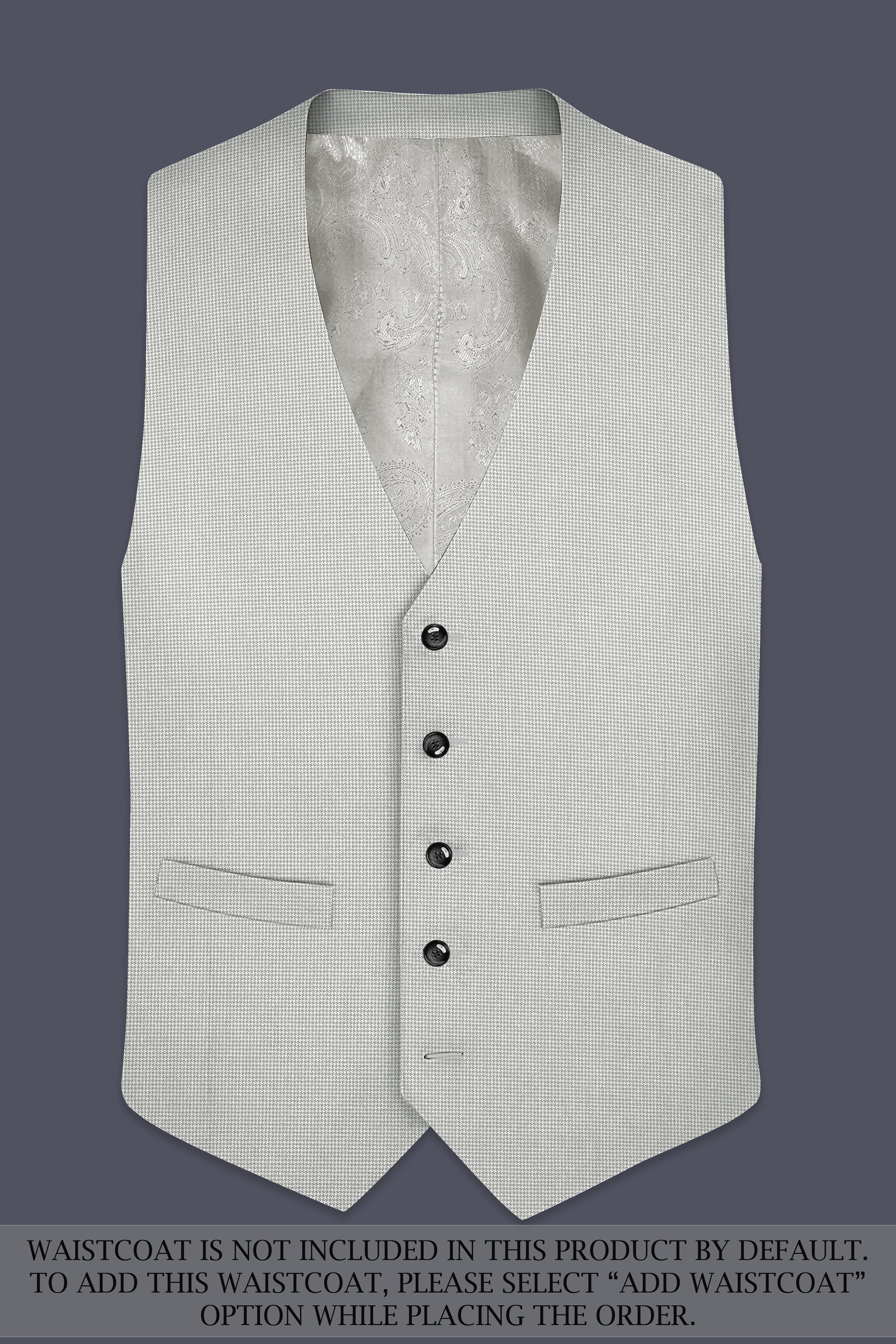 Shady Lady Grey houndstooth Wool Rich Suit