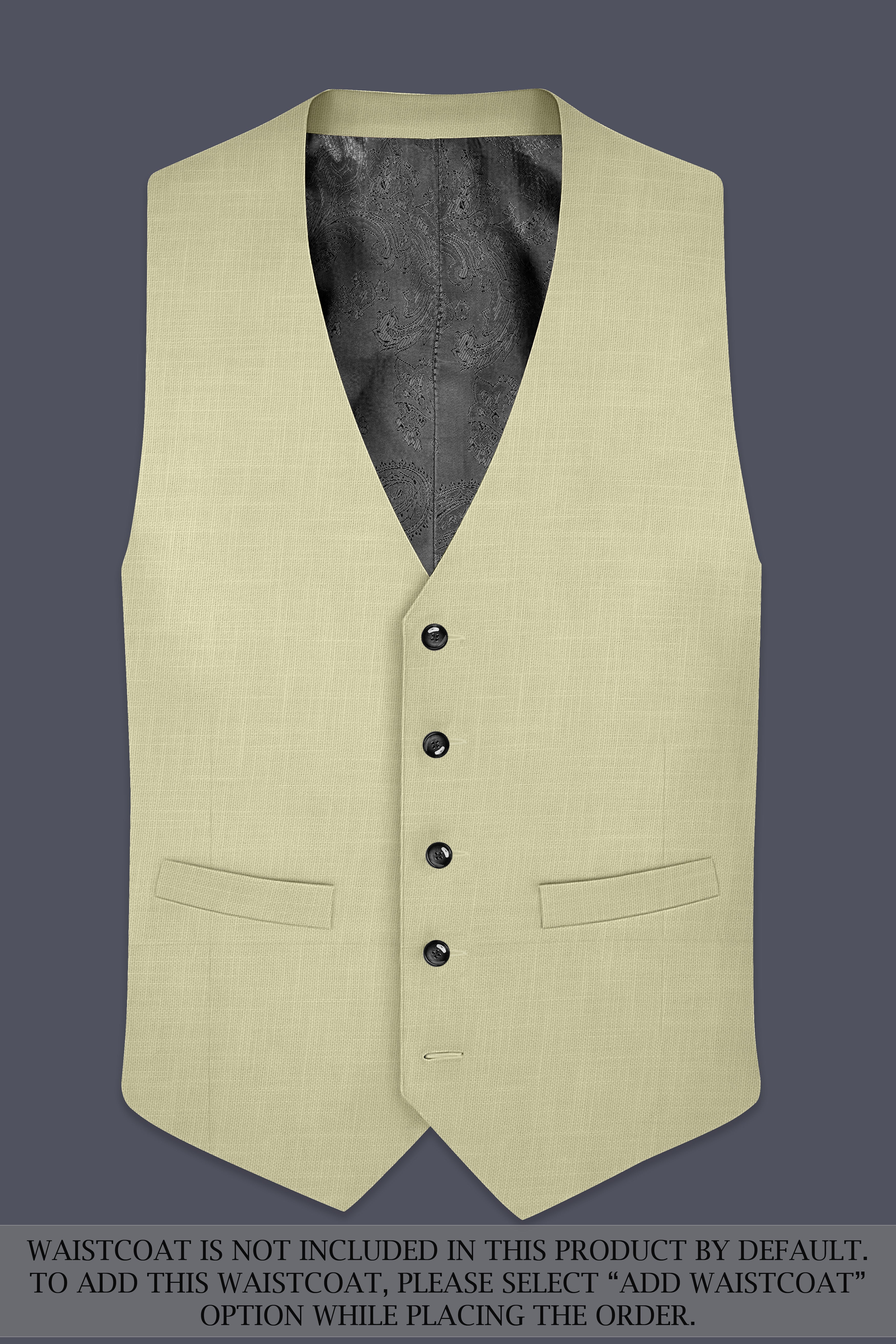 Soft Amber Double Breasted Premium Cotton Suit