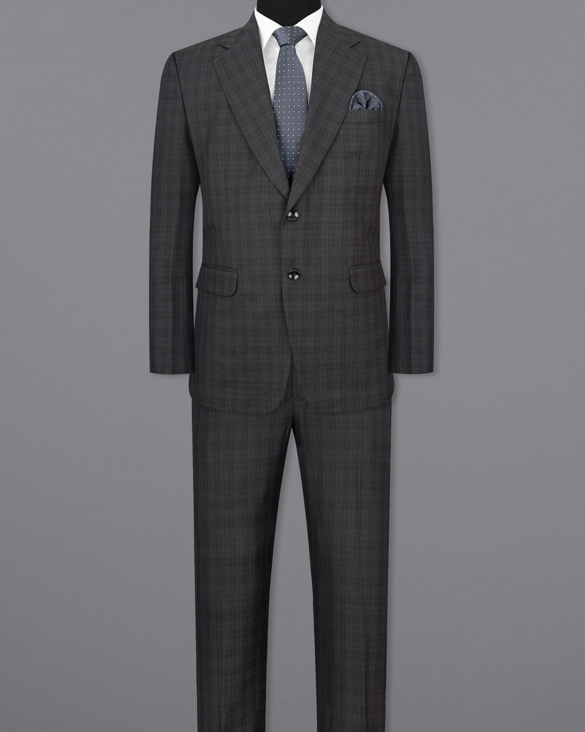Mine Shaft Gray Plaid Blazer