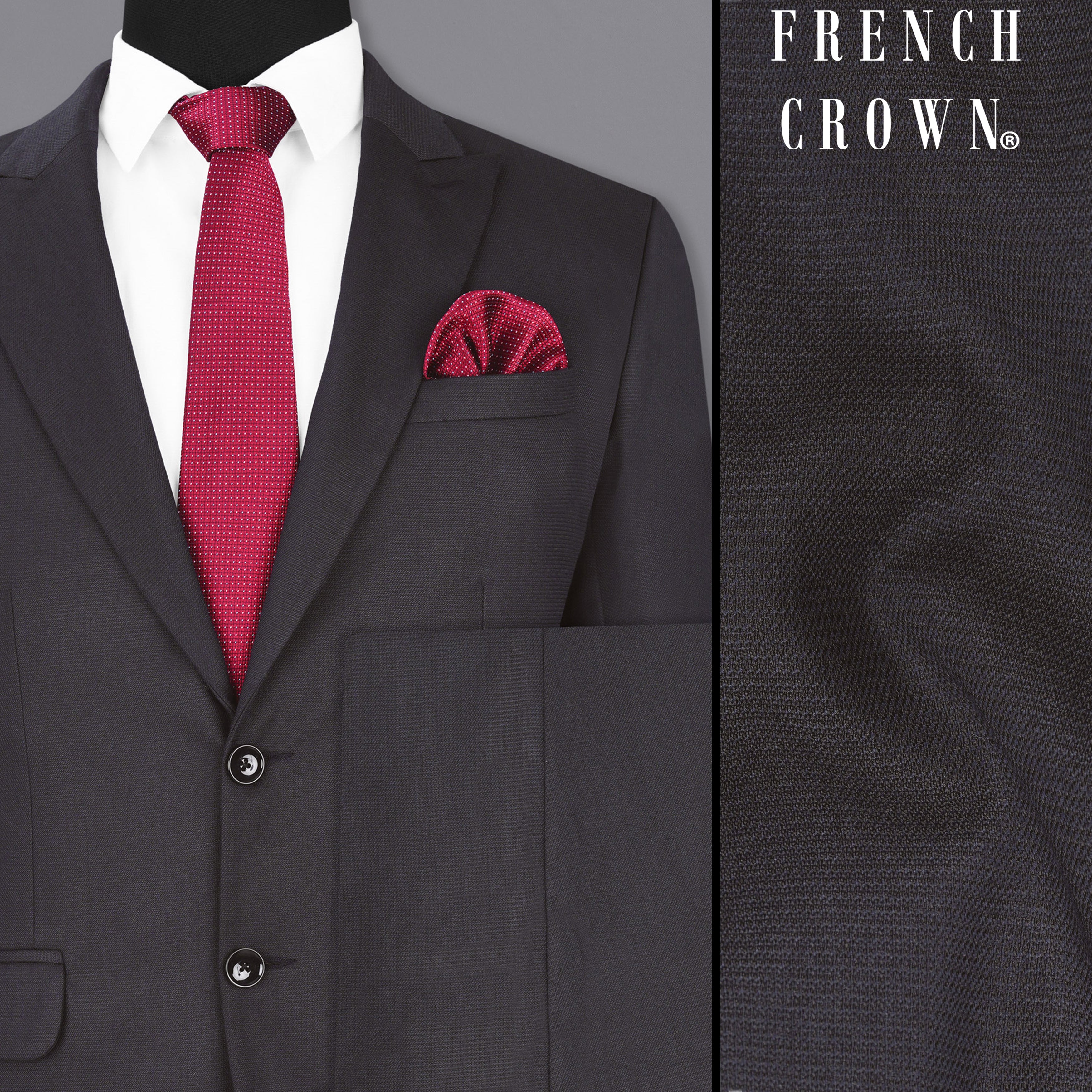 Gravel Gray Single Breasted Suit