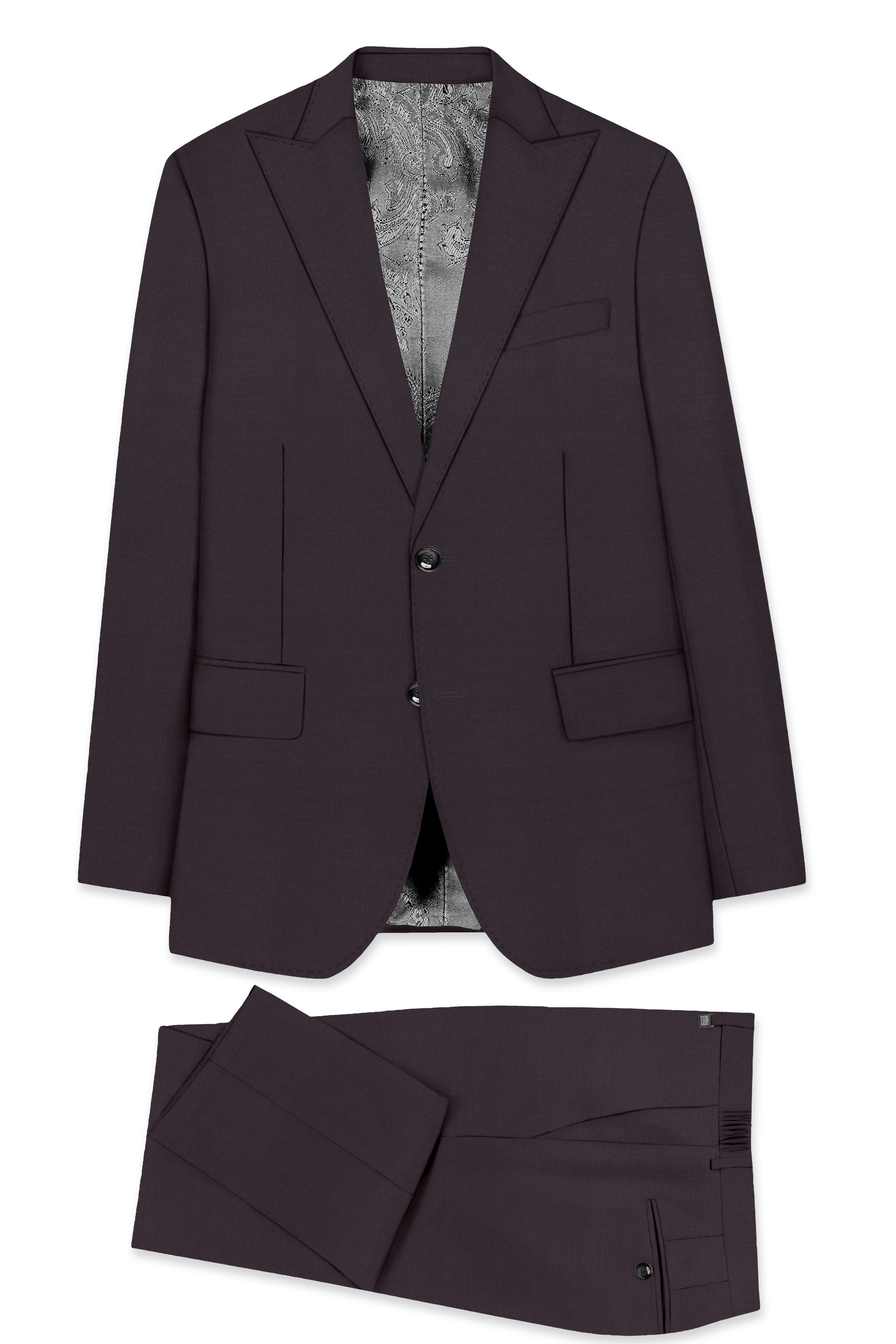 Thunder Steel Gray Single Breasted Suit