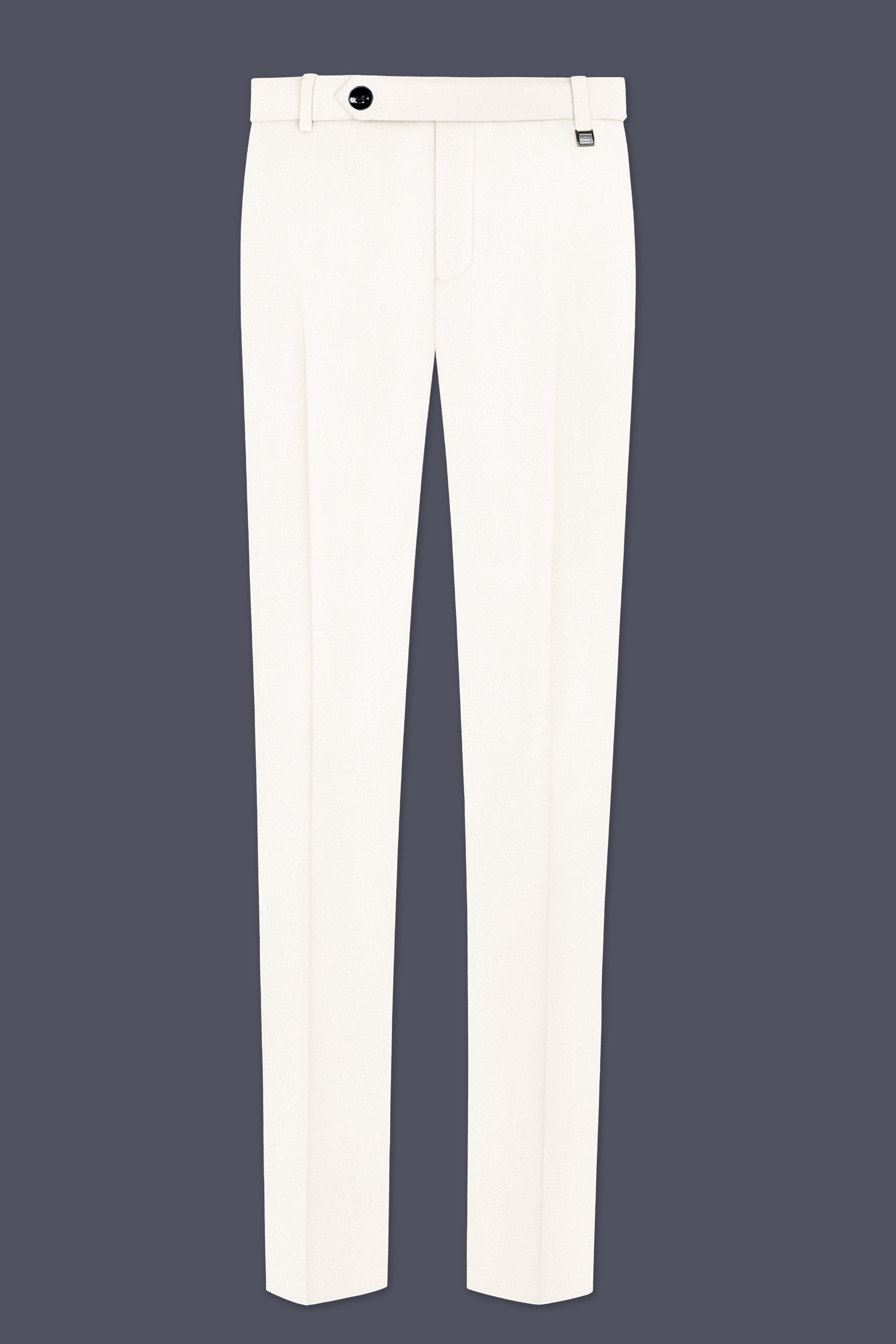 Bright White Single Breasted Premium Velvet Designer Suit