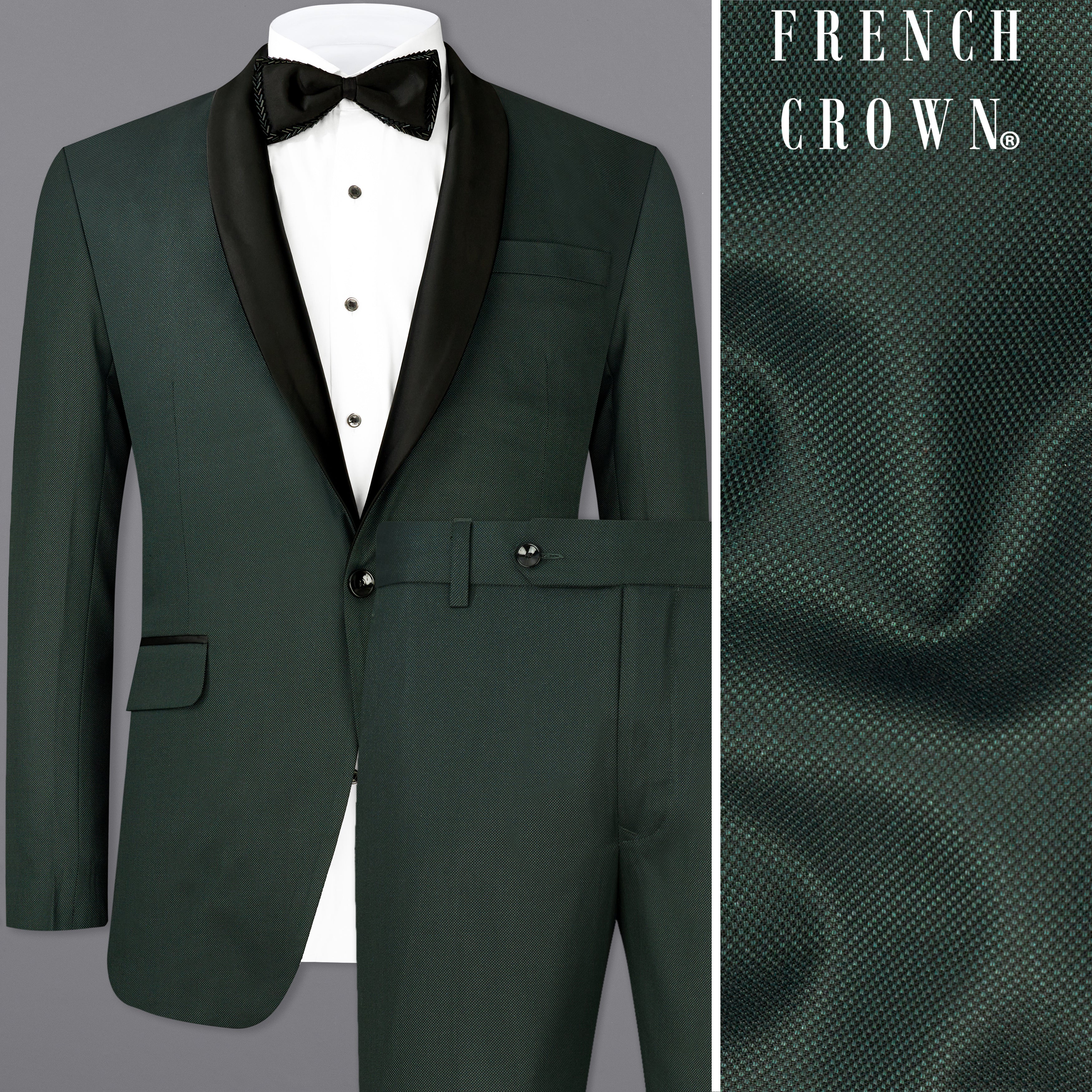 Heavy Metal Green Tuxedo Suit