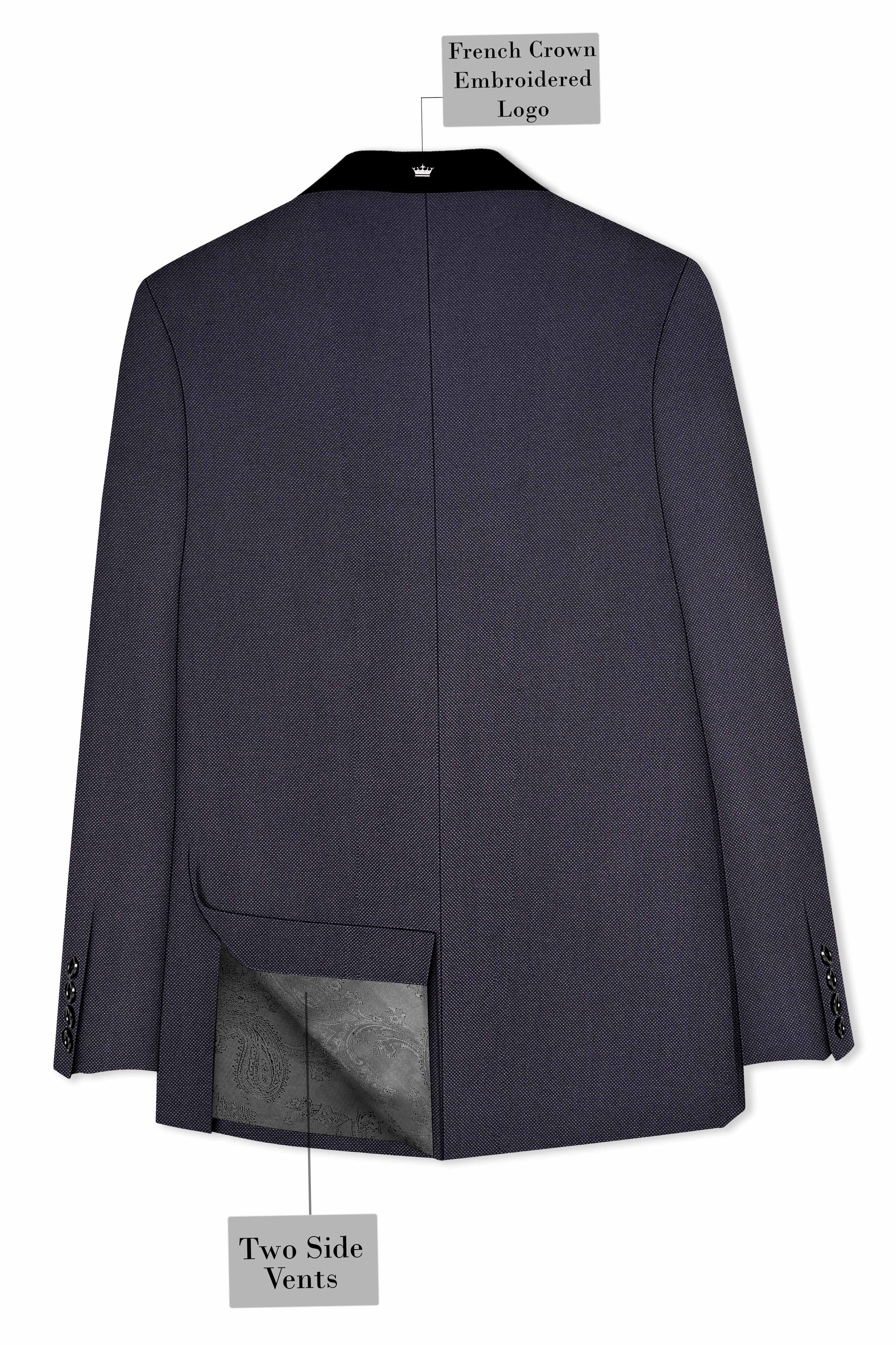 Fuscous Grey Tuxedo Suit