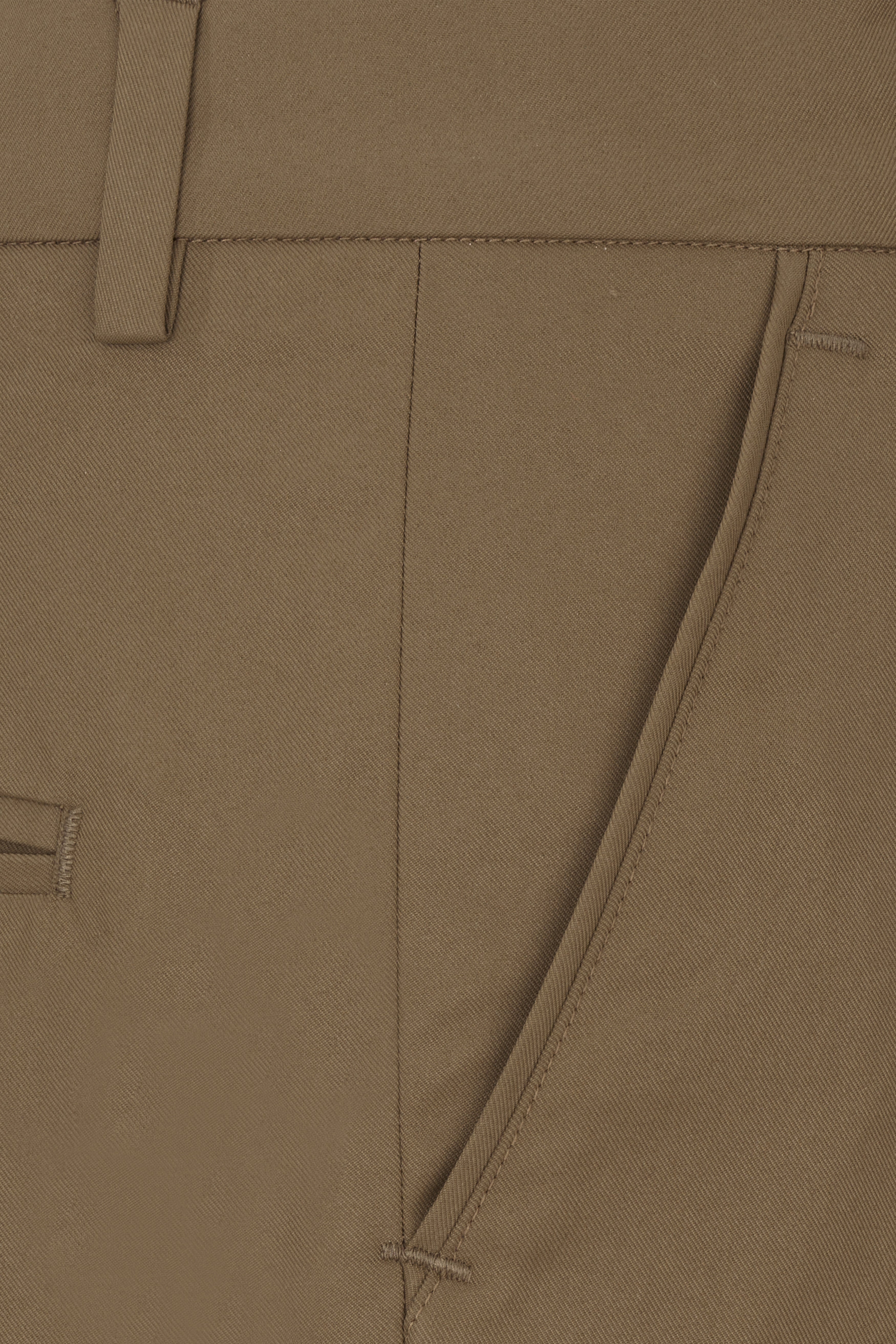 Khaki Brown Single Breasted Suit