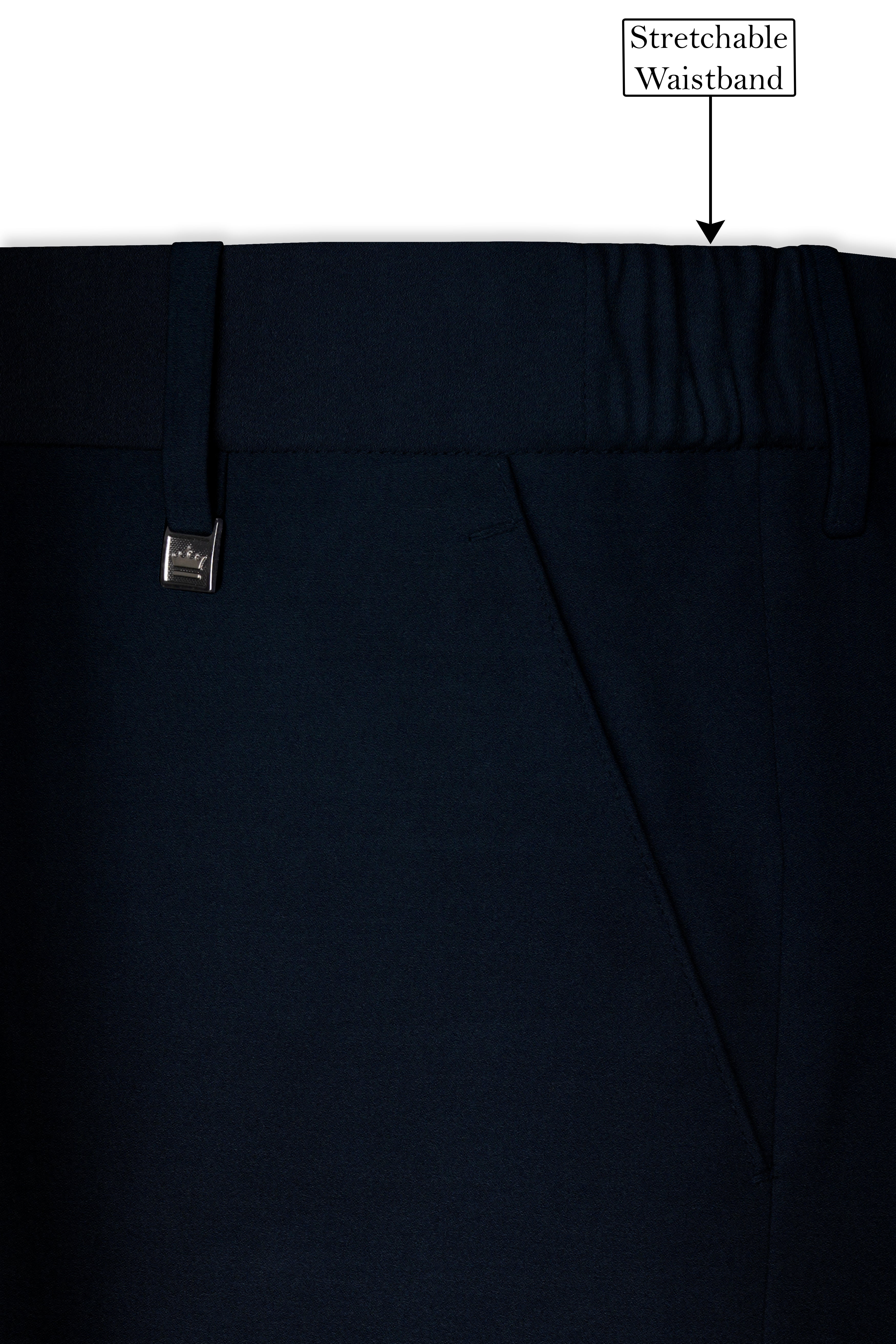 Baltic Sea Blue Premium Cotton Bandhgala Suit