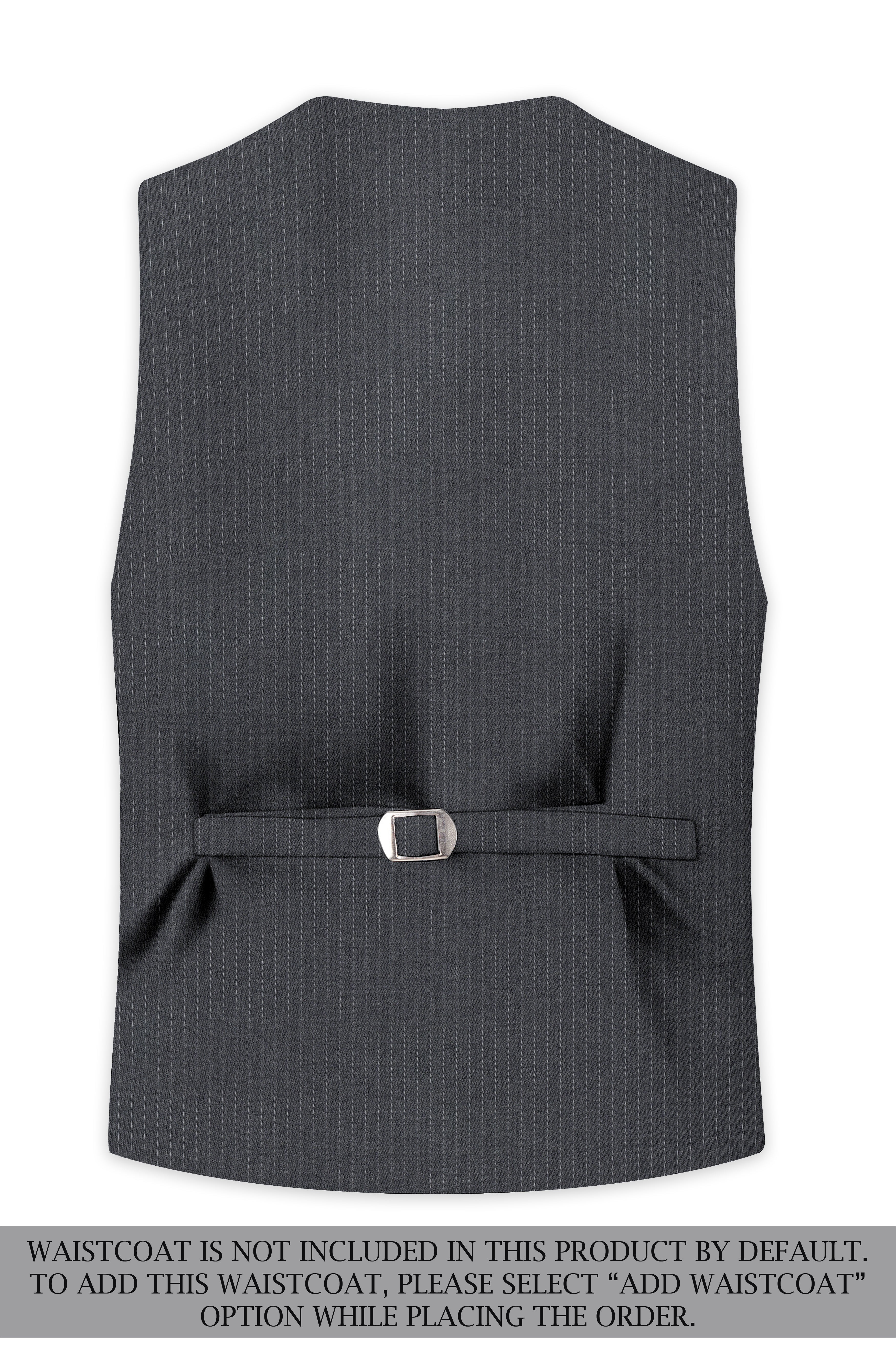 Ironside Gray Striped Single Breasted Suit