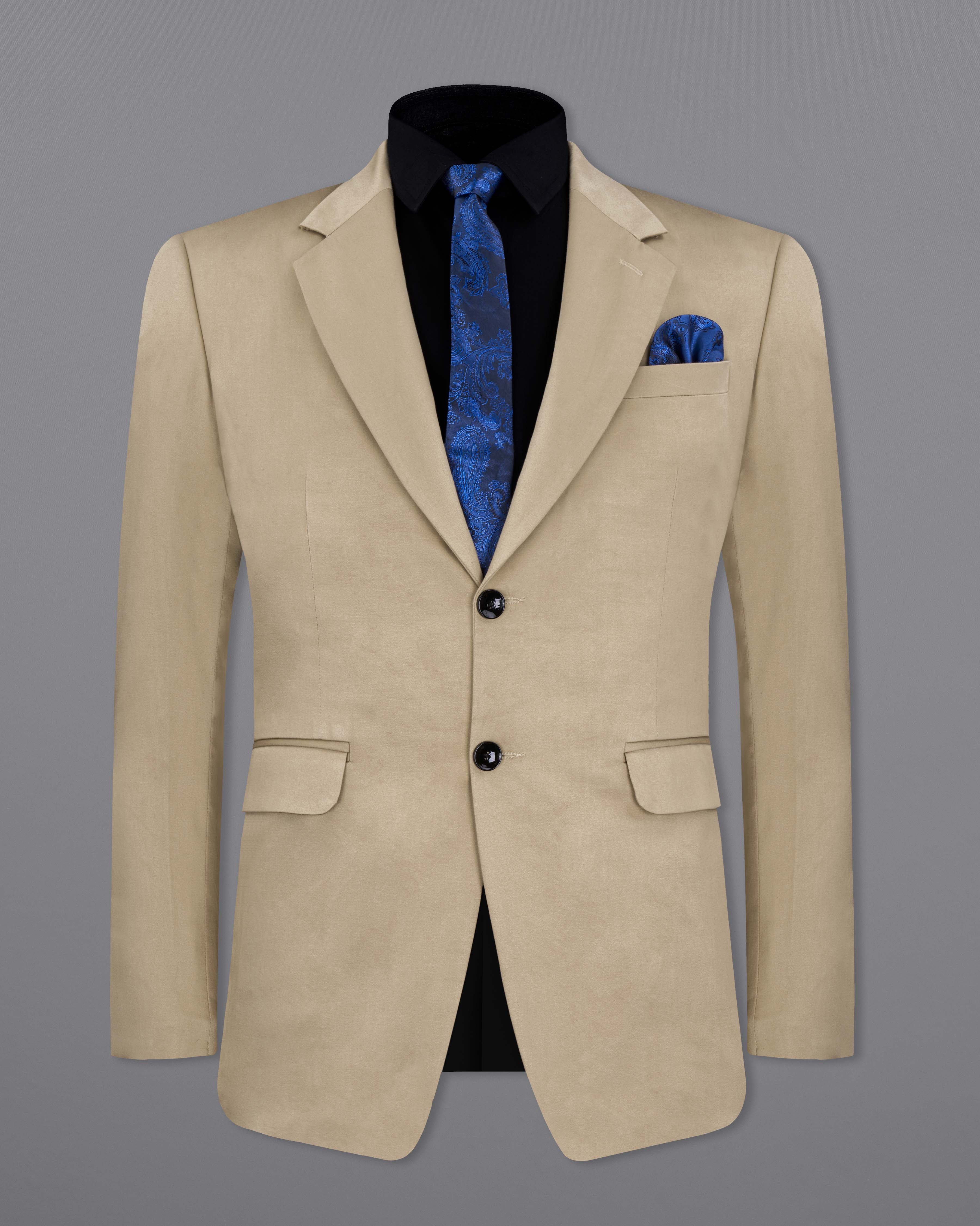 Quicksand Brown Stretchable Premium Cotton Traveler Suit ST2652-SB-36, ST2652-SB-38, ST2652-SB-40, ST2652-SB-42, ST2652-SB-44, ST2652-SB-46, ST2652-SB-48, ST2652-SB-50, ST2652-SB-52, ST2652-SB-54, ST2652-SB-56, ST2652-SB-58, ST2652-SB-60