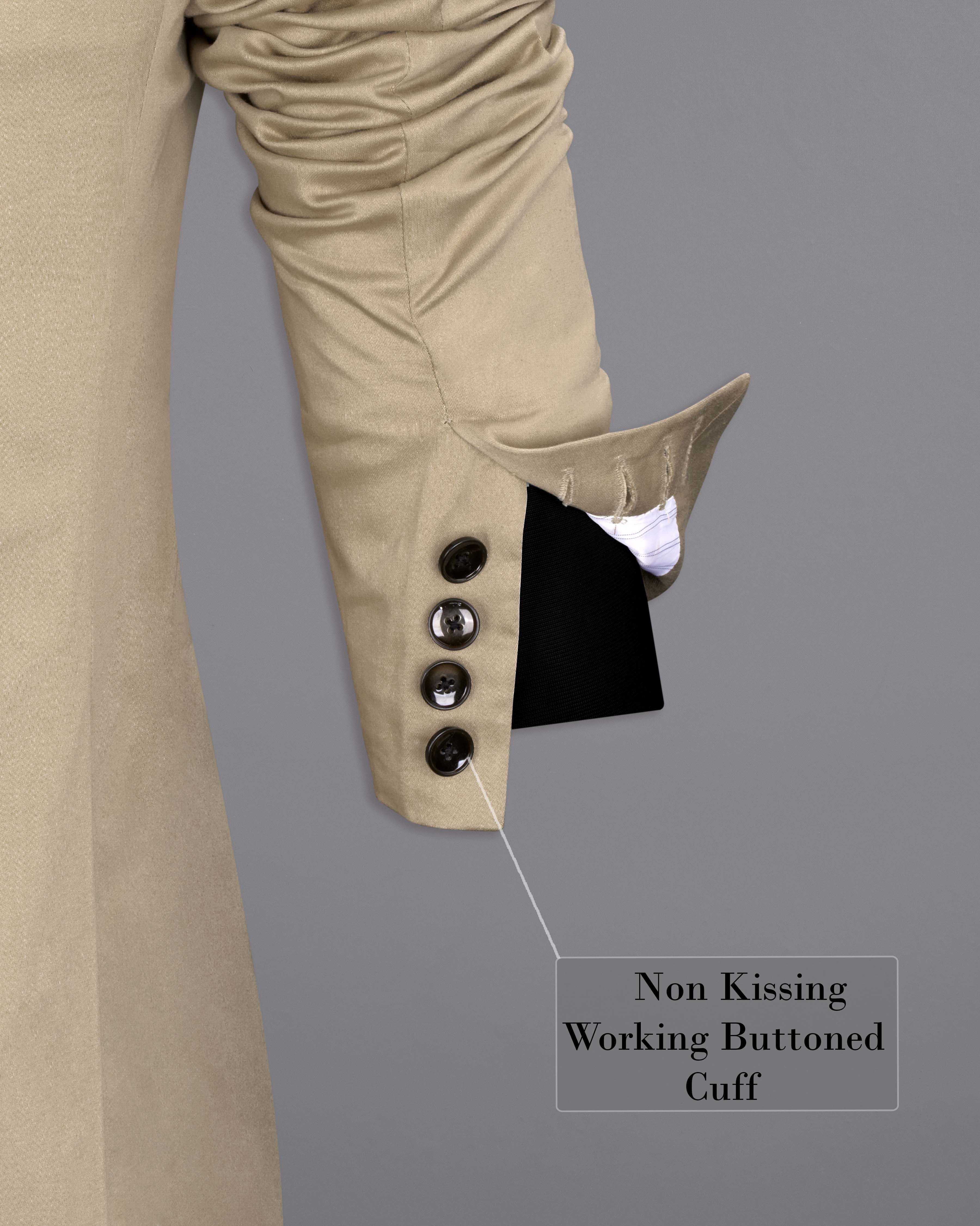 Quicksand Brown Stretchable Double Breasted Premium Cotton Traveler Suit ST2653-DB-36, ST2653-DB-38, ST2653-DB-40, ST2653-DB-42, ST2653-DB-44, ST2653-DB-46, ST2653-DB-48, ST2653-DB-50, ST2653-DB-52, ST2653-DB-54, ST2653-DB-56, ST2653-DB-58, ST2653-DB-60