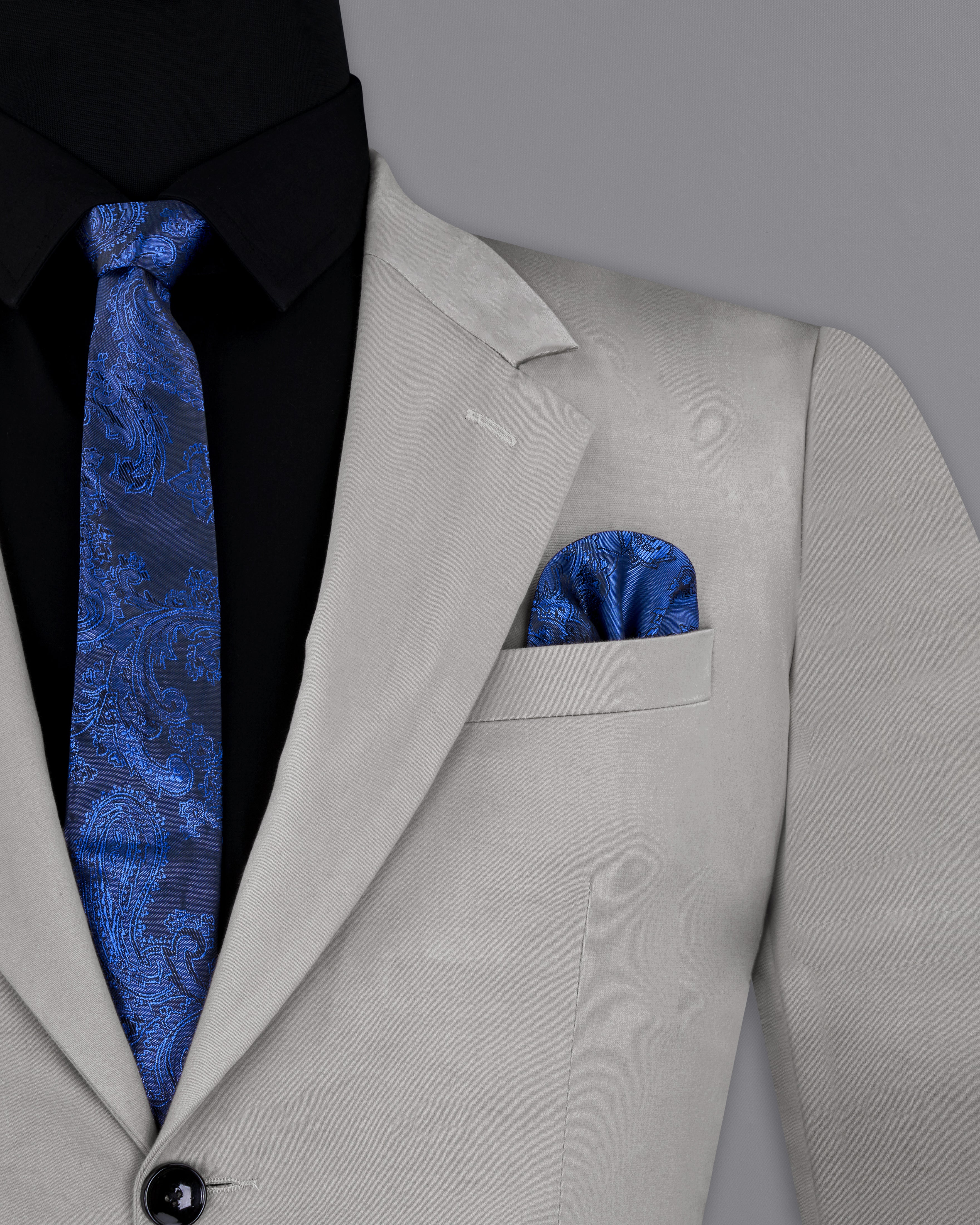 Martini Gray Stretchable Premium Cotton Traveler Suit ST2667-SB-36, ST2667-SB-38, ST2667-SB-40, ST2667-SB-42, ST2667-SB-44, ST2667-SB-46, ST2667-SB-48, ST2667-SB-50, ST2667-SB-52, ST2667-SB-54, ST2667-SB-56, ST2667-SB-58, ST2667-SB-60