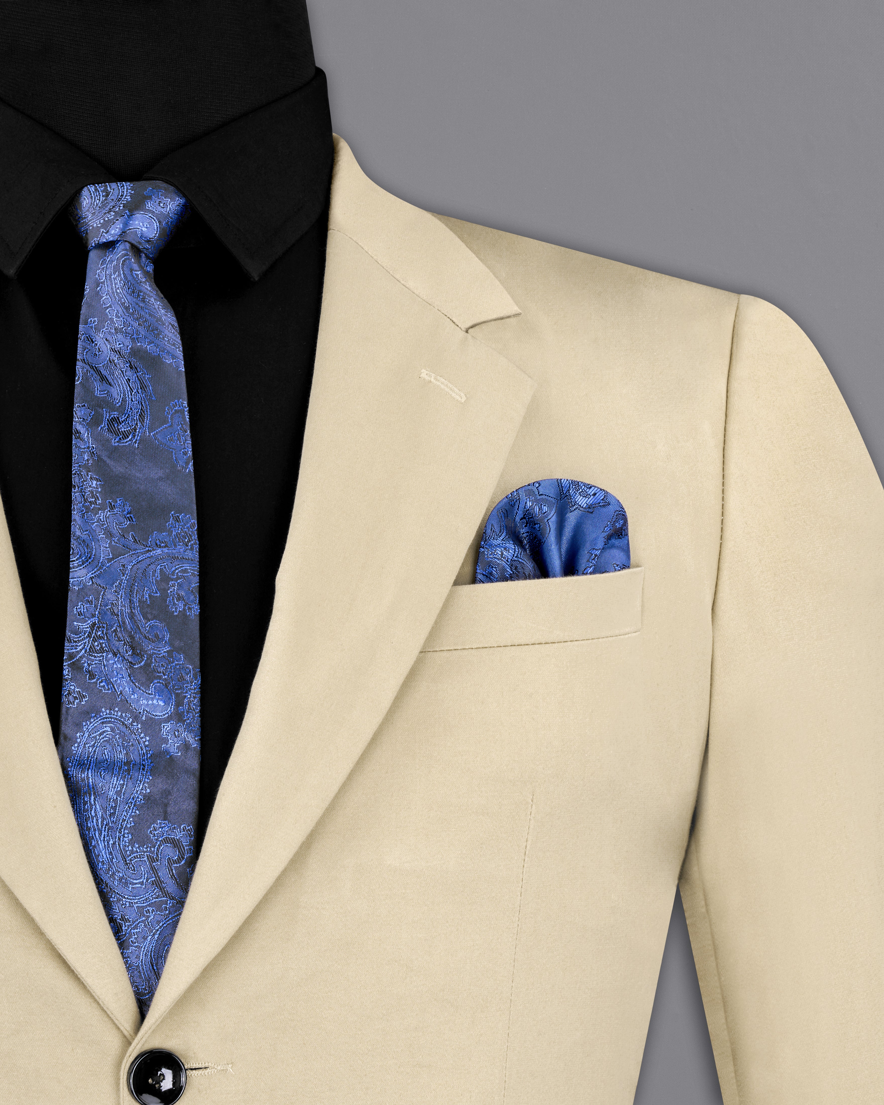 Moon Mist Beige Stretchable Premium Cotton Traveler Suit ST2672-SB-36, ST2672-SB-38, ST2672-SB-40, ST2672-SB-42, ST2672-SB-44, ST2672-SB-46, ST2672-SB-48, ST2672-SB-50, ST2672-SB-52, ST2672-SB-54, ST2672-SB-56, ST2672-SB-58, ST2672-SB-60