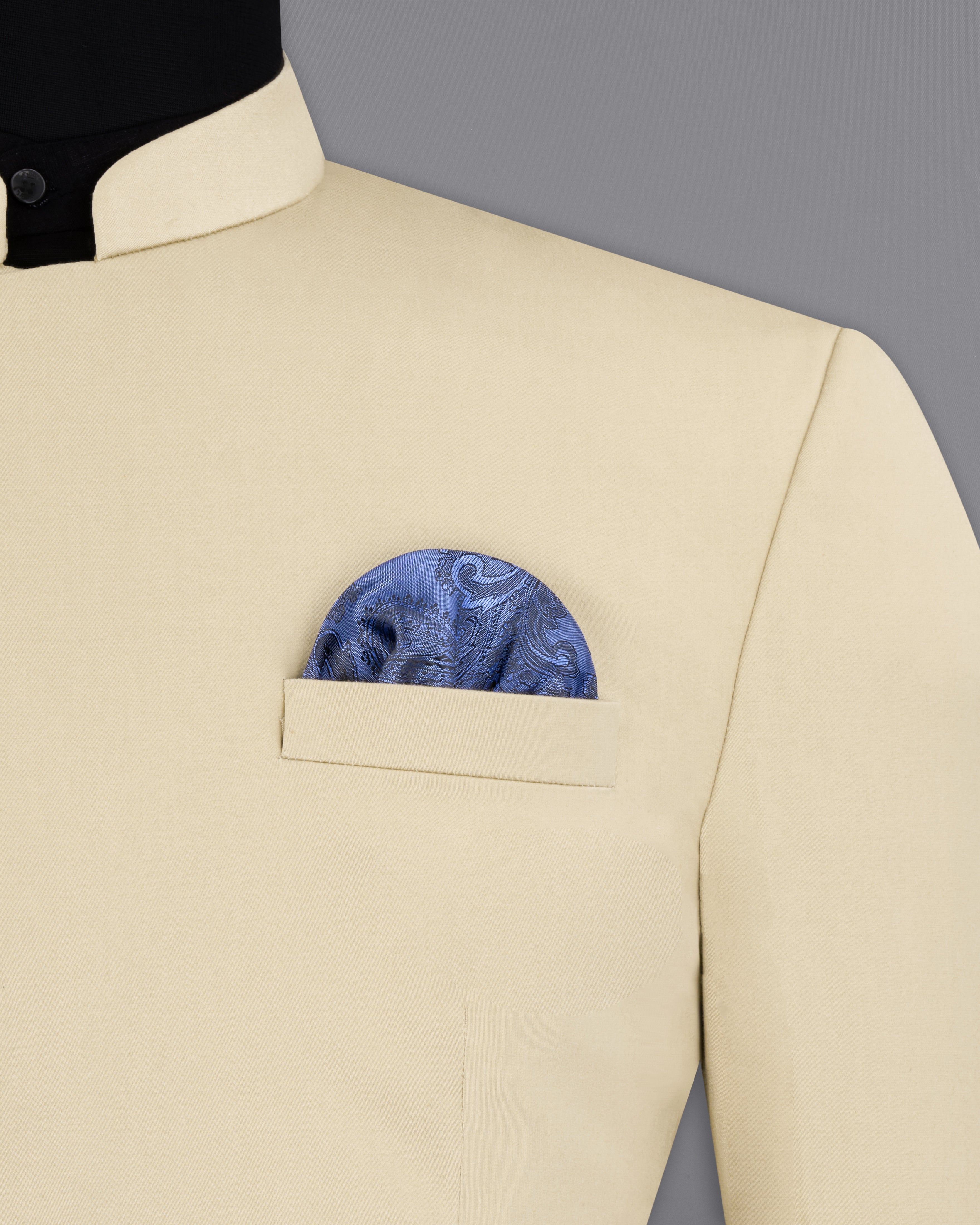 Moon Mist Beige Stretchable Cross Placket Bandhgala Premium Cotton Traveler Suit ST2675-CBG-36, ST2675-CBG-38, ST2675-CBG-40, ST2675-CBG-42, ST2675-CBG-44, ST2675-CBG-46, ST2675-CBG-48, ST2675-CBG-50, ST2675-CBG-52, ST2675-CBG-54, ST2675-CBG-56, ST2675-CBG-58, ST2675-CBG-60