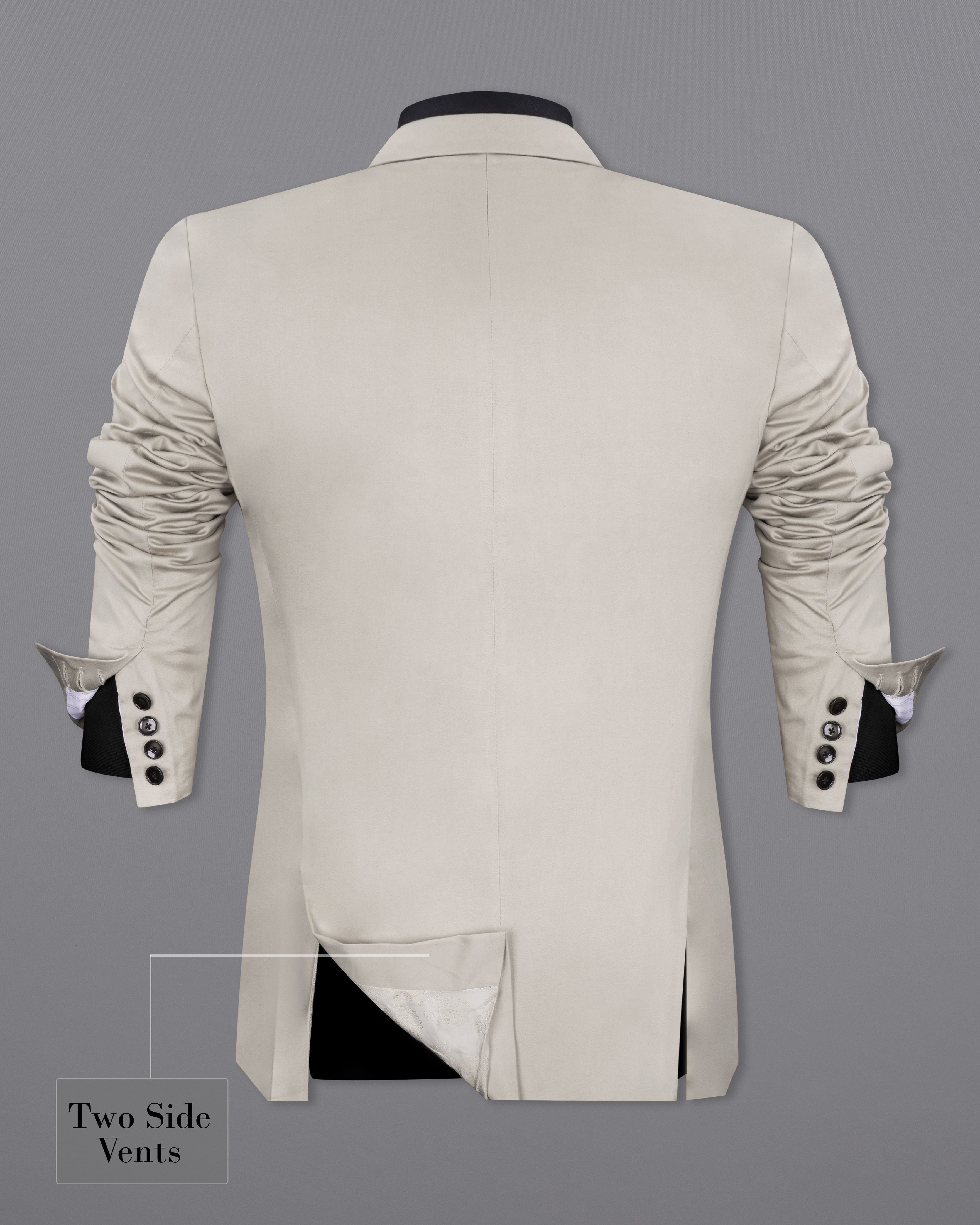 Sisal Light Gray Stretchable Premium Cotton Traveler Suit ST2677-SB-36, ST2677-SB-38, ST2677-SB-40, ST2677-SB-42, ST2677-SB-44, ST2677-SB-46, ST2677-SB-48, ST2677-SB-50, ST2677-SB-52, ST2677-SB-54, ST2677-SB-56, ST2677-SB-58, ST2677-SB-60