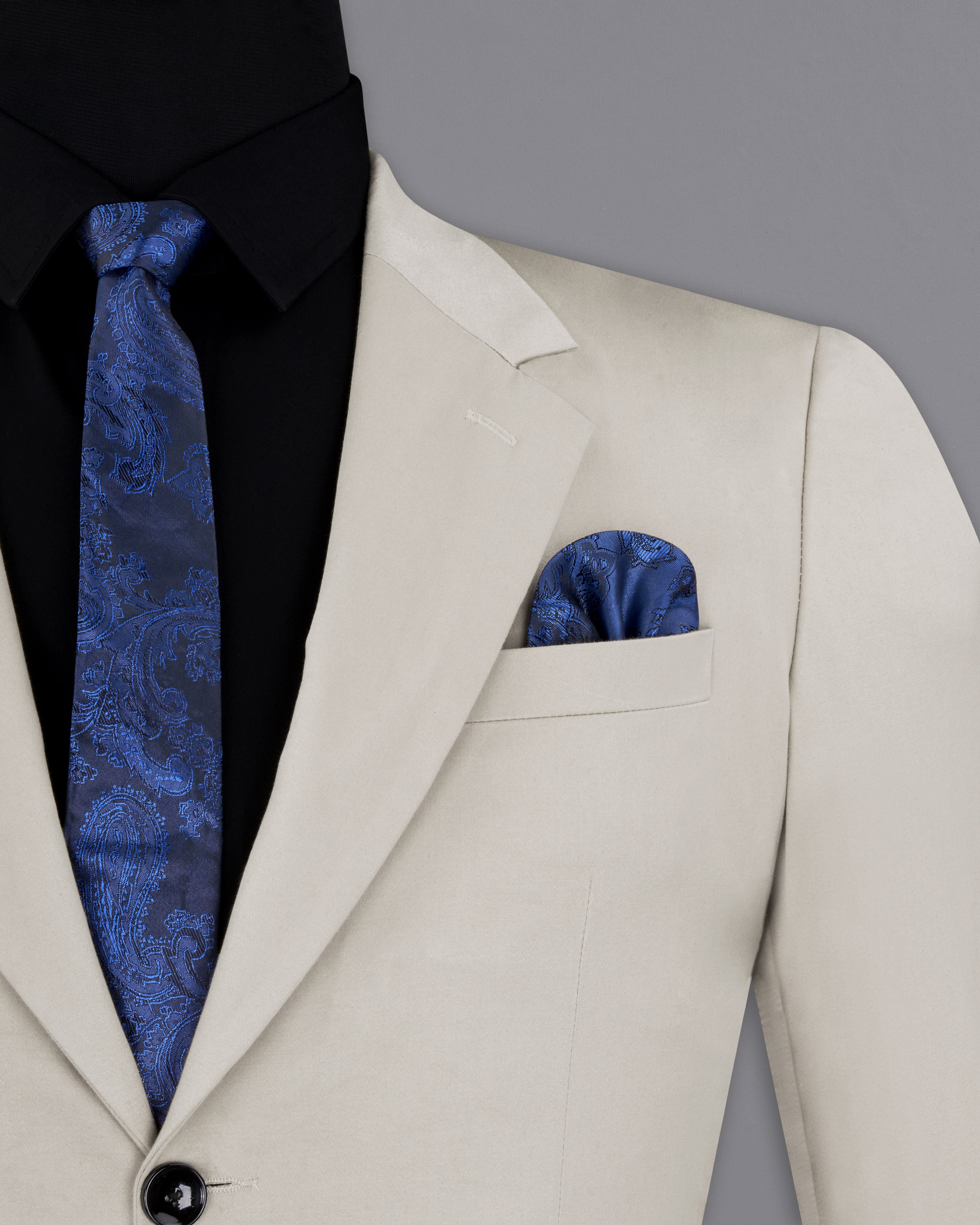 Sisal Light Gray Stretchable Premium Cotton Traveler Suit ST2677-SB-36, ST2677-SB-38, ST2677-SB-40, ST2677-SB-42, ST2677-SB-44, ST2677-SB-46, ST2677-SB-48, ST2677-SB-50, ST2677-SB-52, ST2677-SB-54, ST2677-SB-56, ST2677-SB-58, ST2677-SB-60