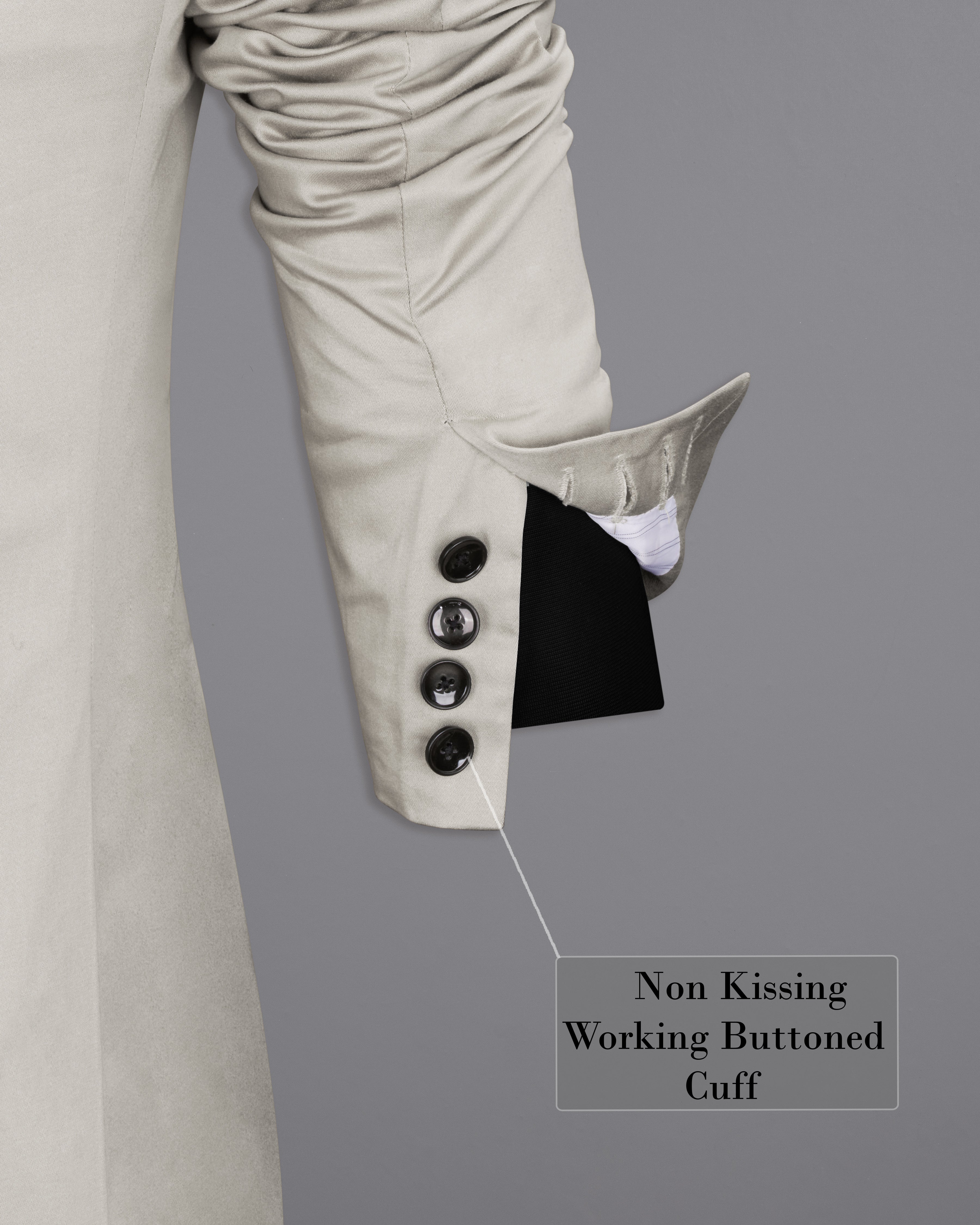 Sisal Light Gray Stretchable Double Breasted Premium Cotton Traveler Suit ST2678-DB-36, ST2678-DB-38, ST2678-DB-40, ST2678-DB-42, ST2678-DB-44, ST2678-DB-46, ST2678-DB-48, ST2678-DB-50, ST2678-DB-52, ST2678-DB-54, ST2678-DB-56, ST2678-DB-58, ST2678-DB-60