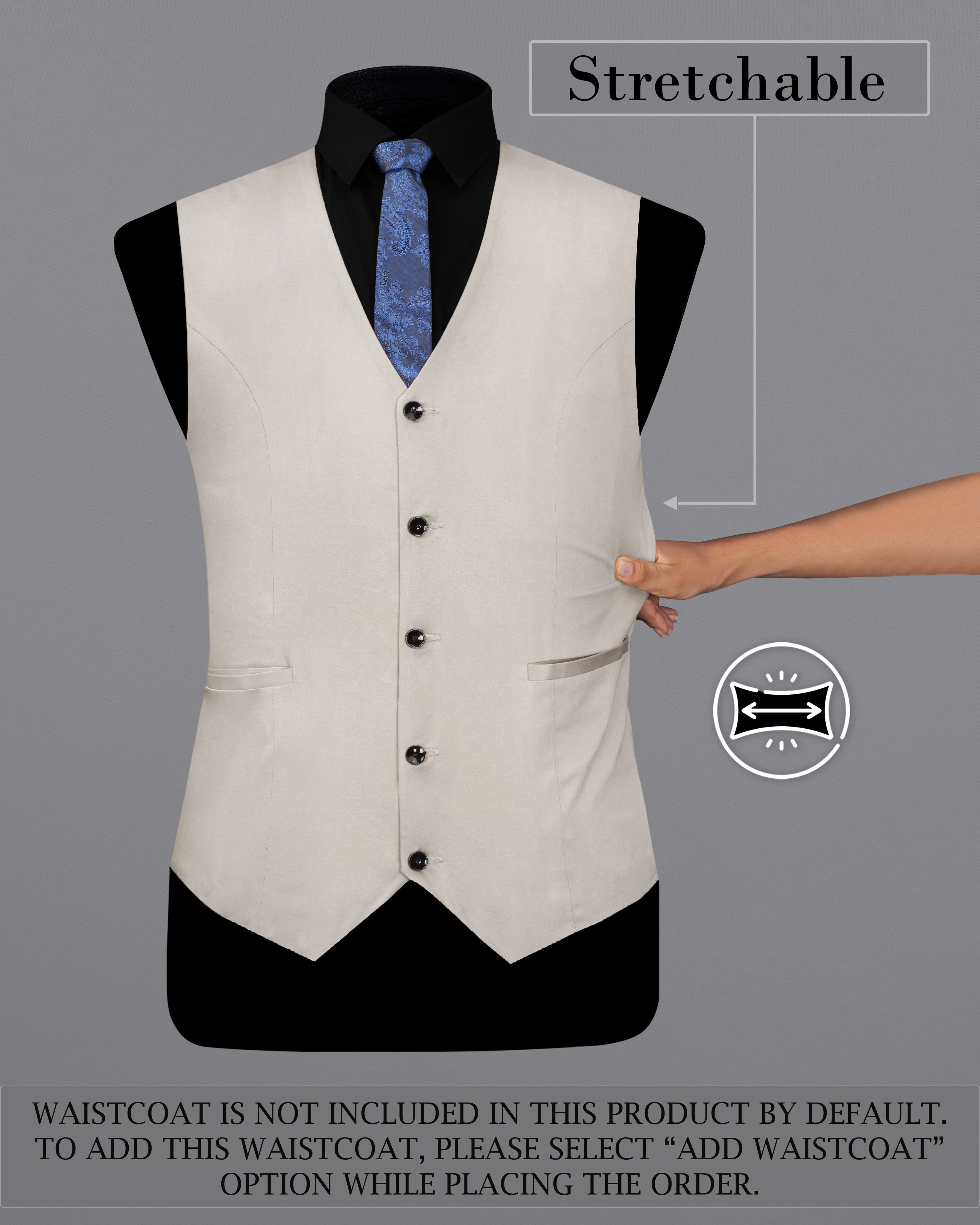 Sisal Light Gray Stretchable Double Breasted Premium Cotton Traveler Suit ST2678-DB-36, ST2678-DB-38, ST2678-DB-40, ST2678-DB-42, ST2678-DB-44, ST2678-DB-46, ST2678-DB-48, ST2678-DB-50, ST2678-DB-52, ST2678-DB-54, ST2678-DB-56, ST2678-DB-58, ST2678-DB-60