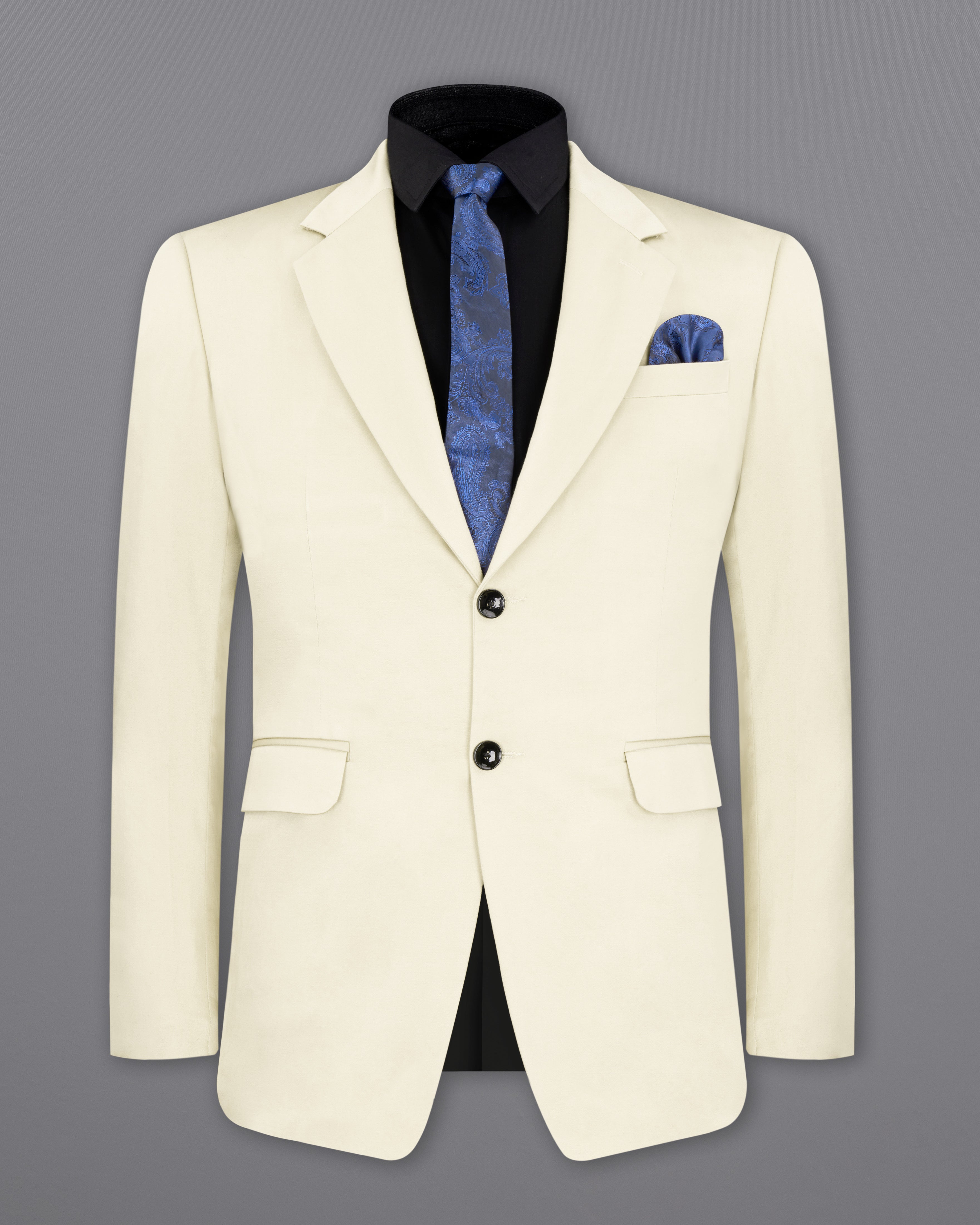 Merino Cream Stretchable Premium Cotton traveler Suit ST2687-SB-36, ST2687-SB-38, ST2687-SB-40, ST2687-SB-42, ST2687-SB-44, ST2687-SB-46, ST2687-SB-48, ST2687-SB-50, ST2687-SB-52, ST2687-SB-54, ST2687-SB-56, ST2687-SB-58, ST2687-SB-60