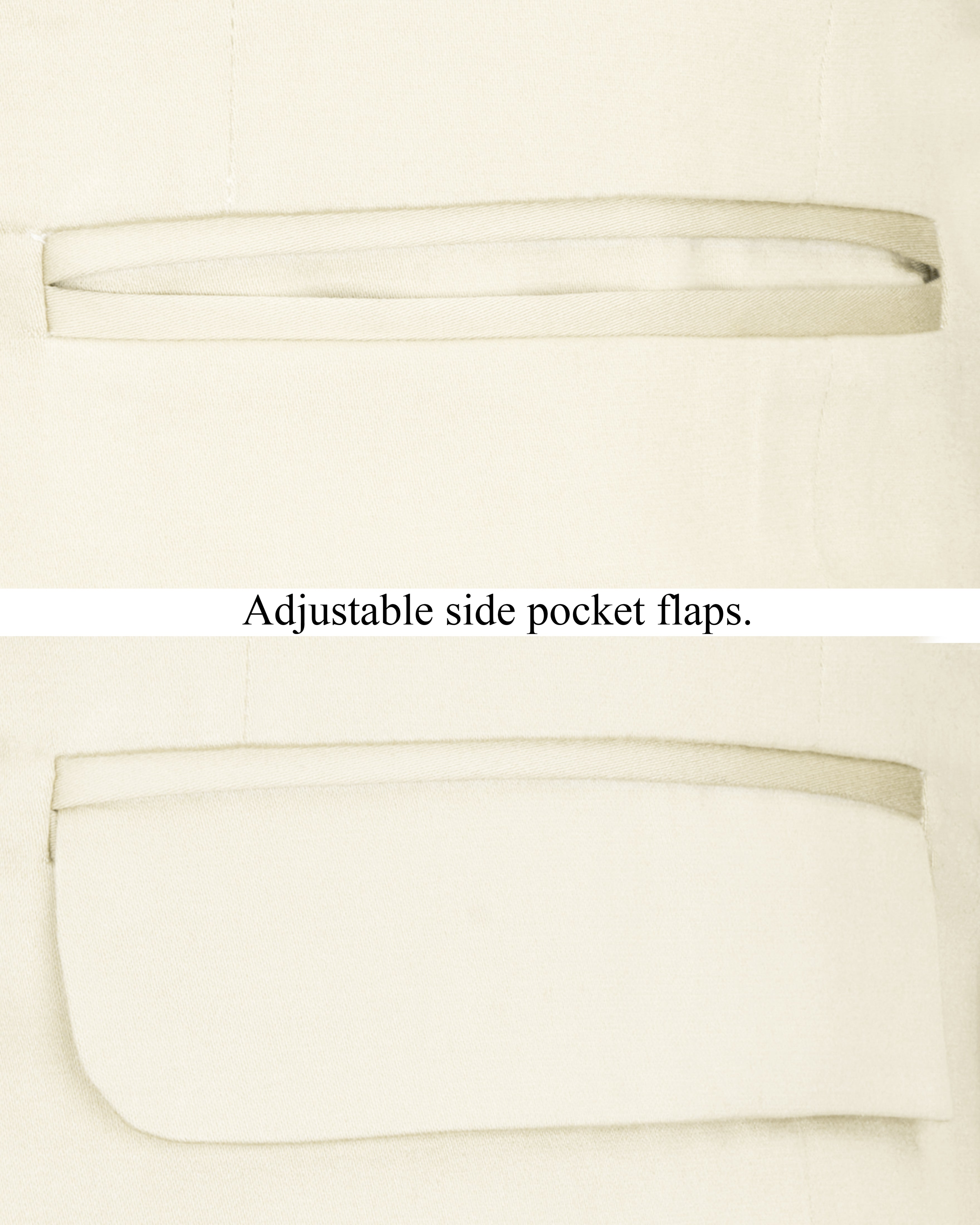 Merino Cream Stretchable Bandhgala Premium Cotton traveler Suit ST2689-BG-36, ST2689-BG-38, ST2689-BG-40, ST2689-BG-42, ST2689-BG-44, ST2689-BG-46, ST2689-BG-48, ST2689-BG-50, ST2689-BG-52, ST2689-BG-54, ST2689-BG-56, ST2689-BG-58, ST2689-BG-60