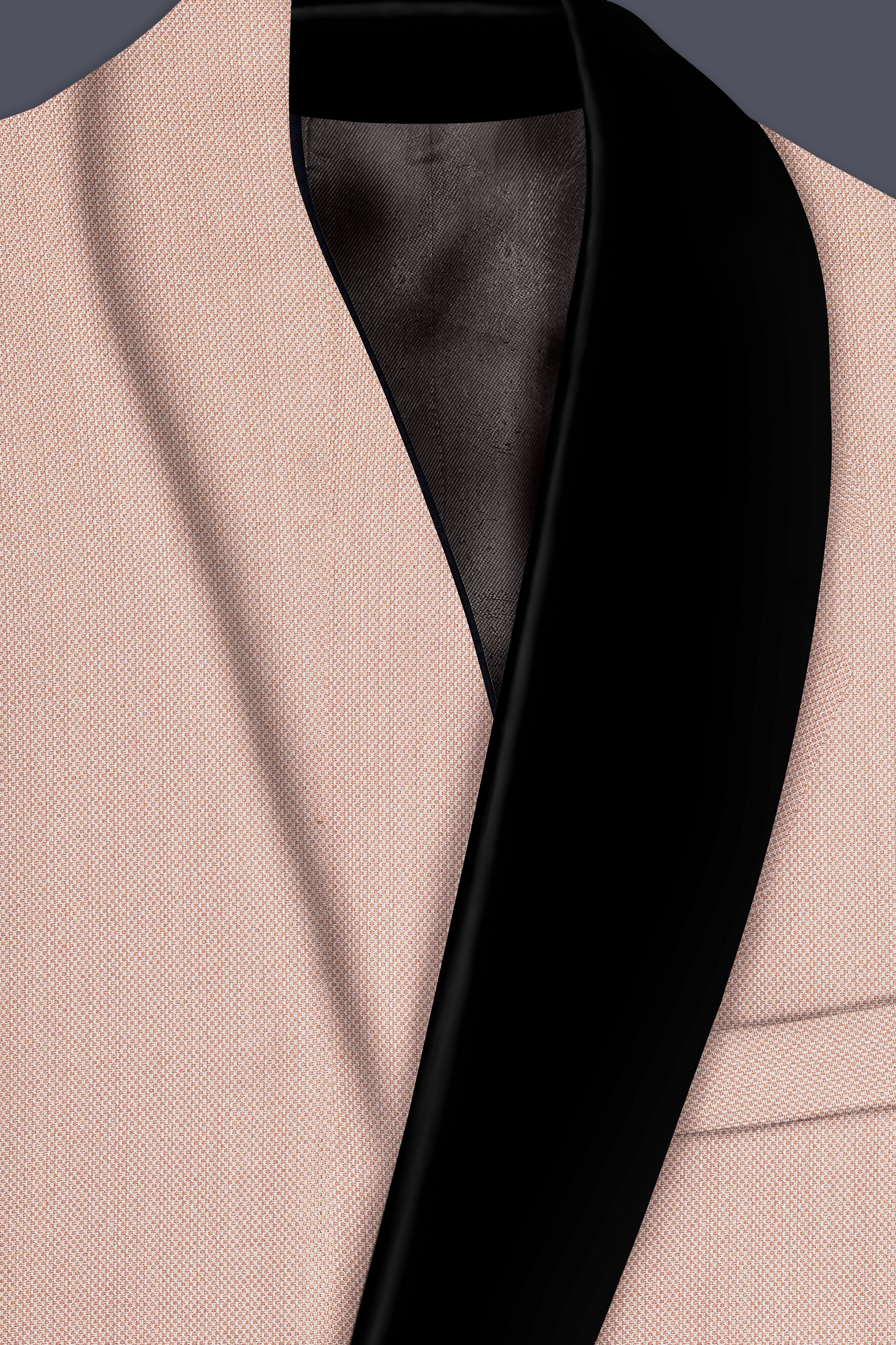 Thistle Brown Dobby Textured Tuxedo Suit