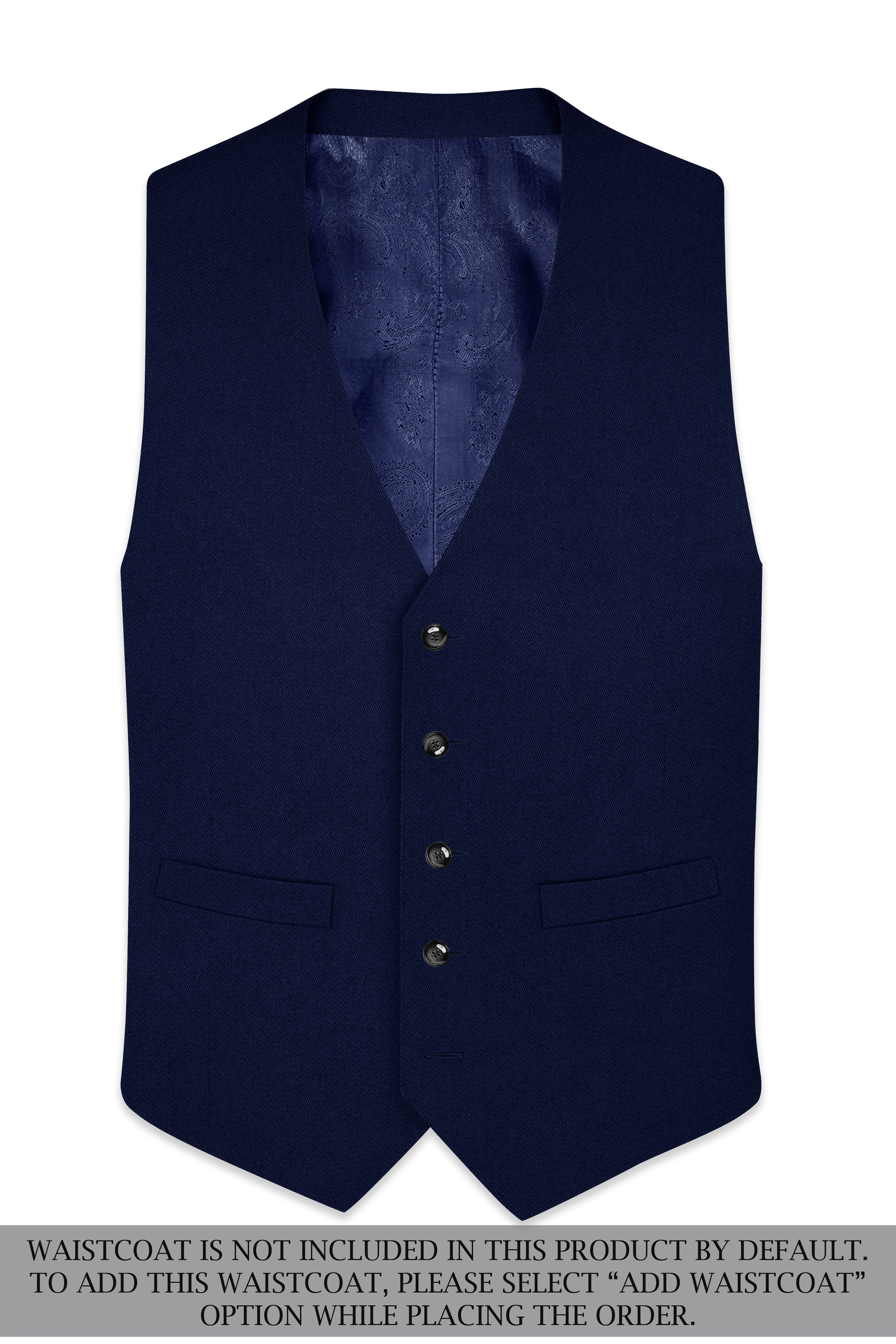 Mirage Blue Wool Rich Double Breasted Suit