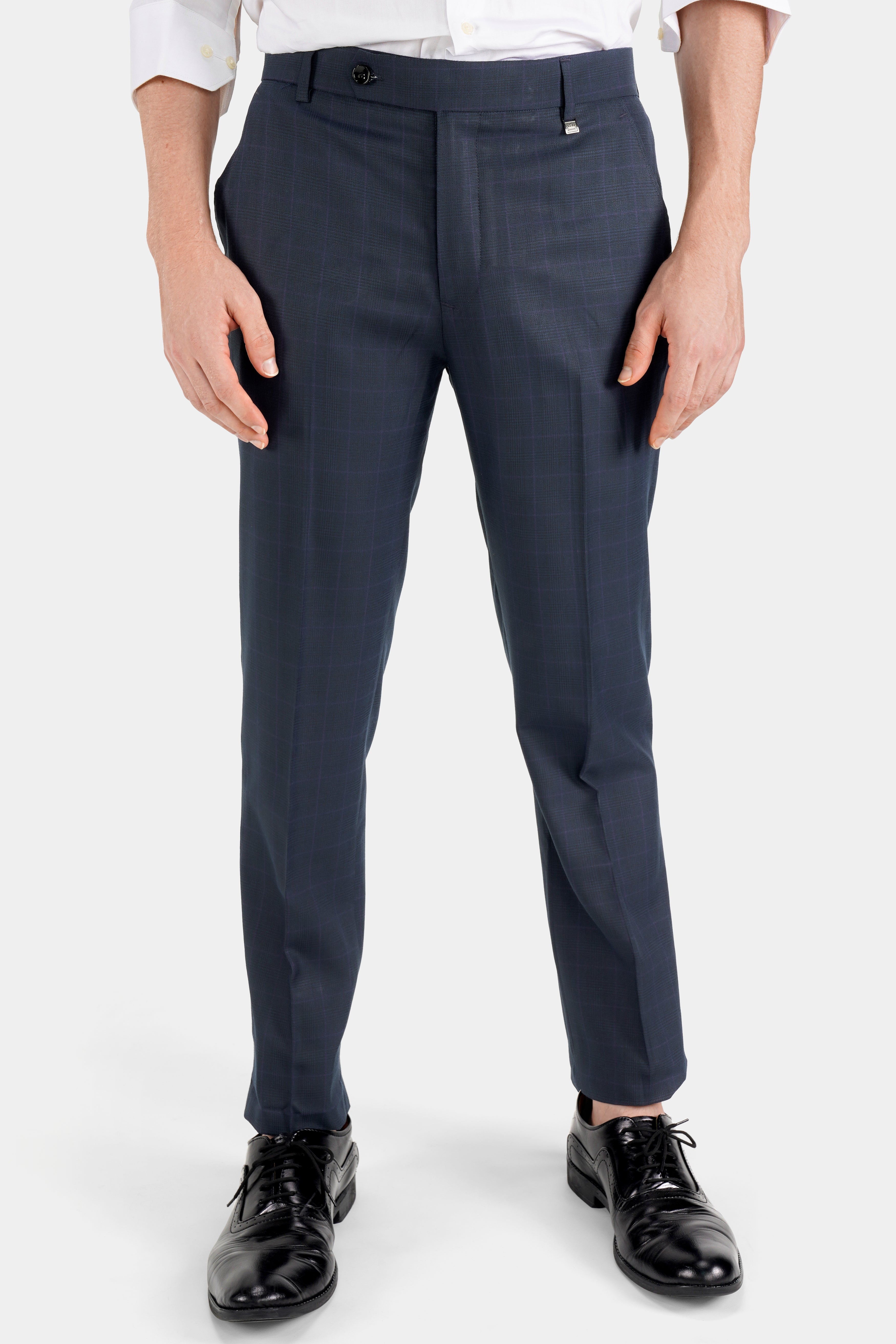 Baltic Blue with White Piping Work and Checkered Wool Rich Designer Suit ST2737-SB-D84-36, ST2737-SB-D84-38, ST2737-SB-D84-40, ST2737-SB-D84-42, ST2737-SB-D84-44, ST2737-SB-D84-46, ST2737-SB-D84-48, ST2737-SB-D84-50, ST2737-SB-D84-52, ST2737-SB-D84-54, ST2737-SB-D84-56, ST2737-SB-D84-58, ST2737-SB-D84-60