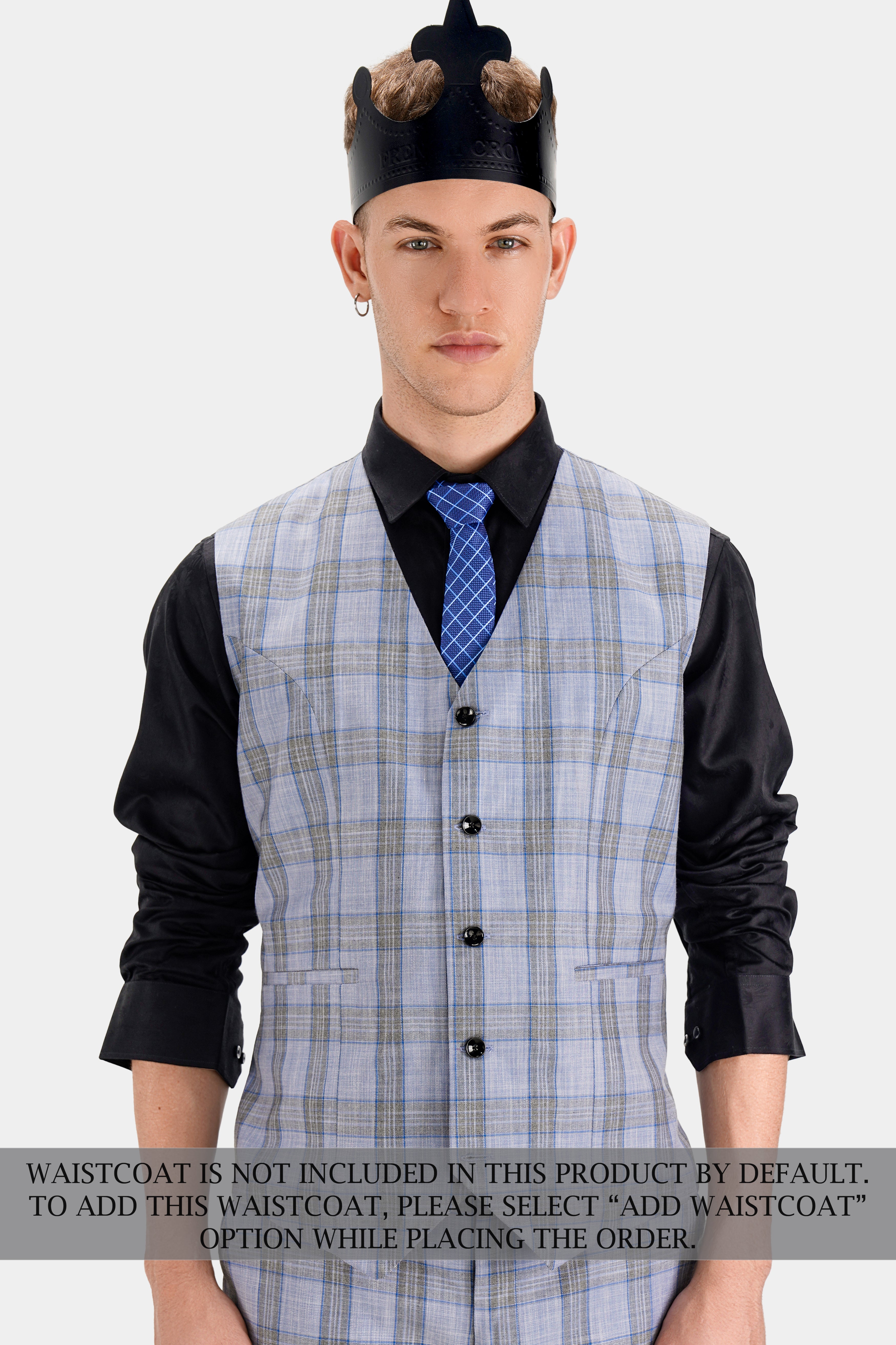 Slate Gray with Tapa Brown Plaid Wool Rich Designer Suit ST2743-SB-D154-36, ST2743-SB-D154-38, ST2743-SB-D154-40, ST2743-SB-D154-42, ST2743-SB-D154-44, ST2743-SB-D154-46, ST2743-SB-D154-48, ST2743-SB-D154-50, ST2743-SB-D154-52, ST2743-SB-D154-54, ST2743-SB-D154-56, ST2743-SB-D154-58, ST2743-SB-D154-60