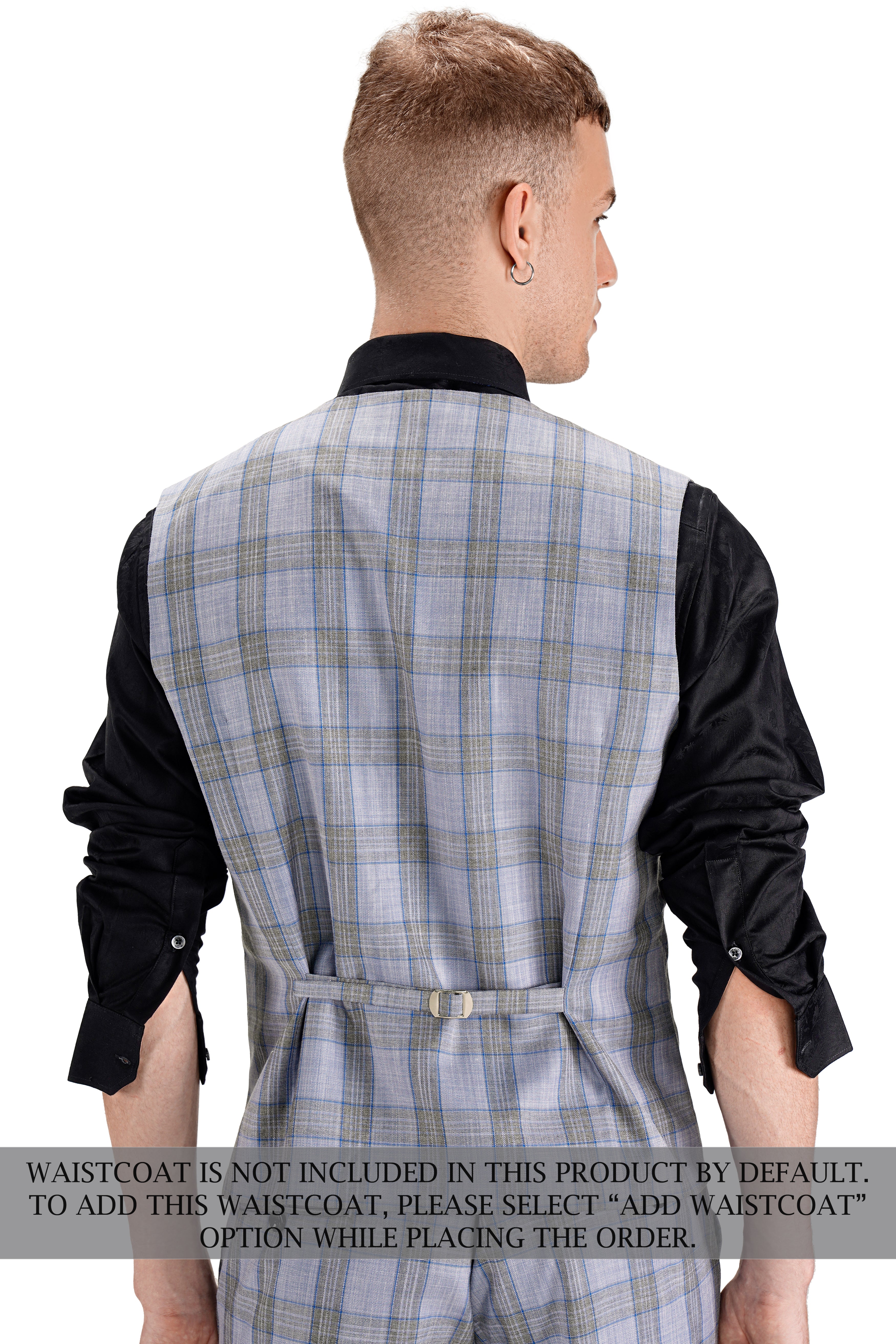 Slate Gray with Tapa Brown Plaid Wool Rich Designer Suit ST2743-SB-D154-36, ST2743-SB-D154-38, ST2743-SB-D154-40, ST2743-SB-D154-42, ST2743-SB-D154-44, ST2743-SB-D154-46, ST2743-SB-D154-48, ST2743-SB-D154-50, ST2743-SB-D154-52, ST2743-SB-D154-54, ST2743-SB-D154-56, ST2743-SB-D154-58, ST2743-SB-D154-60