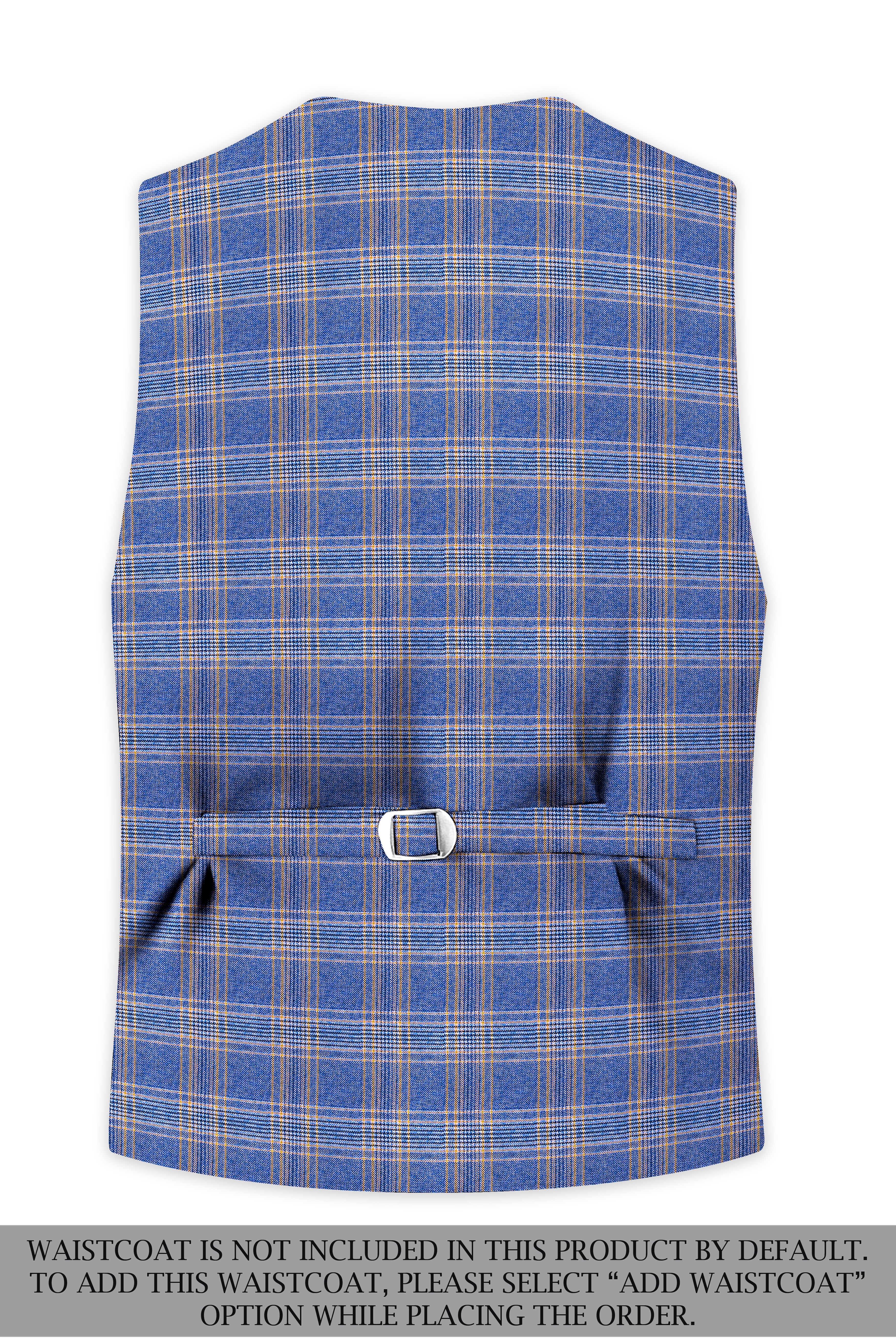 Waikawa Blue Plaid Single Breasted Wool Rich Suit