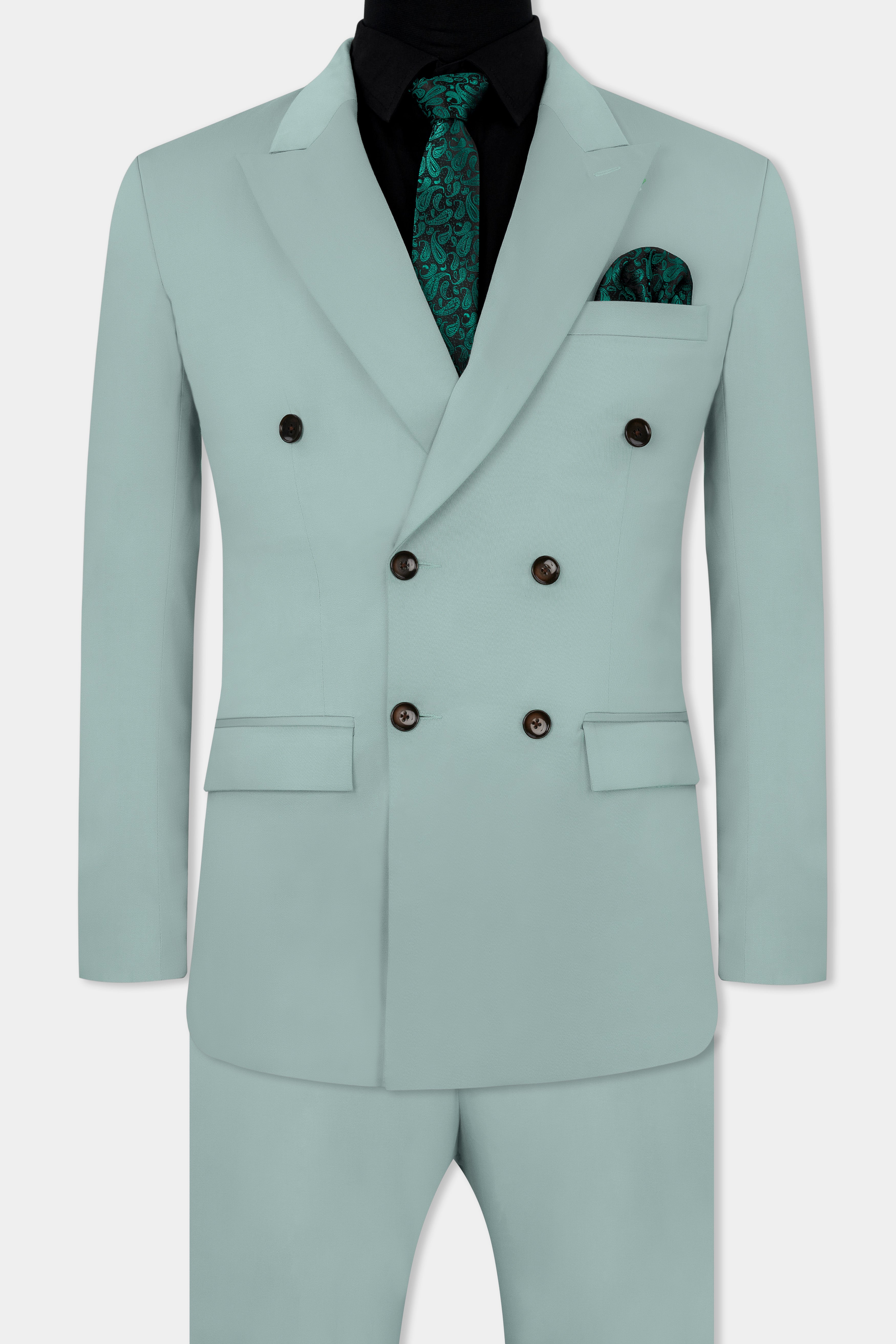 Edward Blue Double Breasted Premium Cotton Stretchable traveler Suit ST2788-DB-36, ST2788-DB-38, ST2788-DB-40, ST2788-DB-42, ST2788-DB-44, ST2788-DB-46, ST2788-DB-48, ST2788-DB-50, ST2788-DB-52, ST2788-DB-54, ST2788-DB-56, ST2788-DB-58, ST2788-DB-60