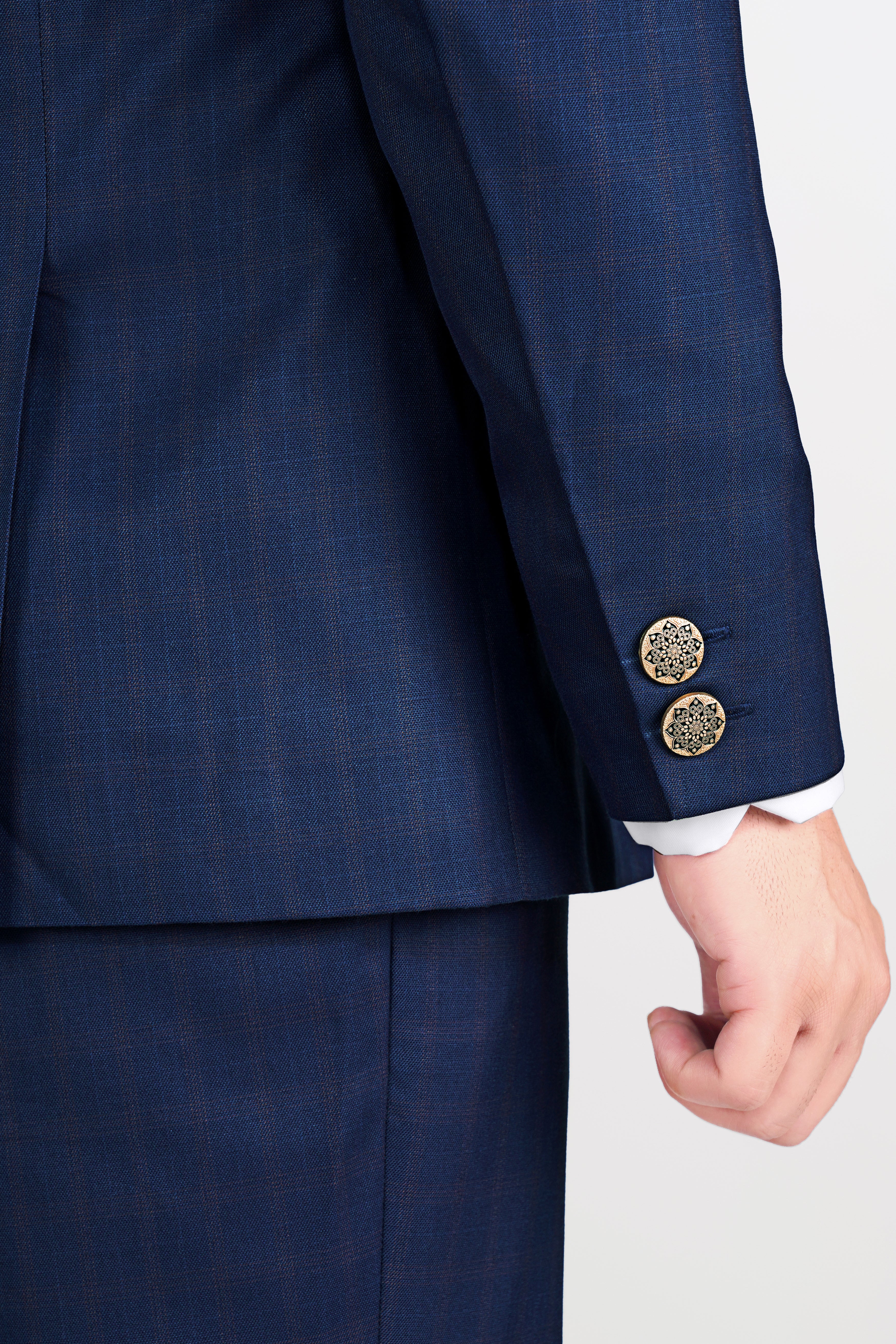 Nile Blue Wool Rich Cross Buttoned Bandhgala Suit ST2806-CBG2-36, ST2806-CBG2-38, ST2806-CBG2-40, ST2806-CBG2-42, ST2806-CBG2-44, ST2806-CBG2-46, ST2806-CBG2-48, ST2806-CBG2-50, ST2806-CBG2-52, ST2806-CBG2-54, ST2806-CBG2-56, ST2806-CBG2-58, ST2806-CBG2-60