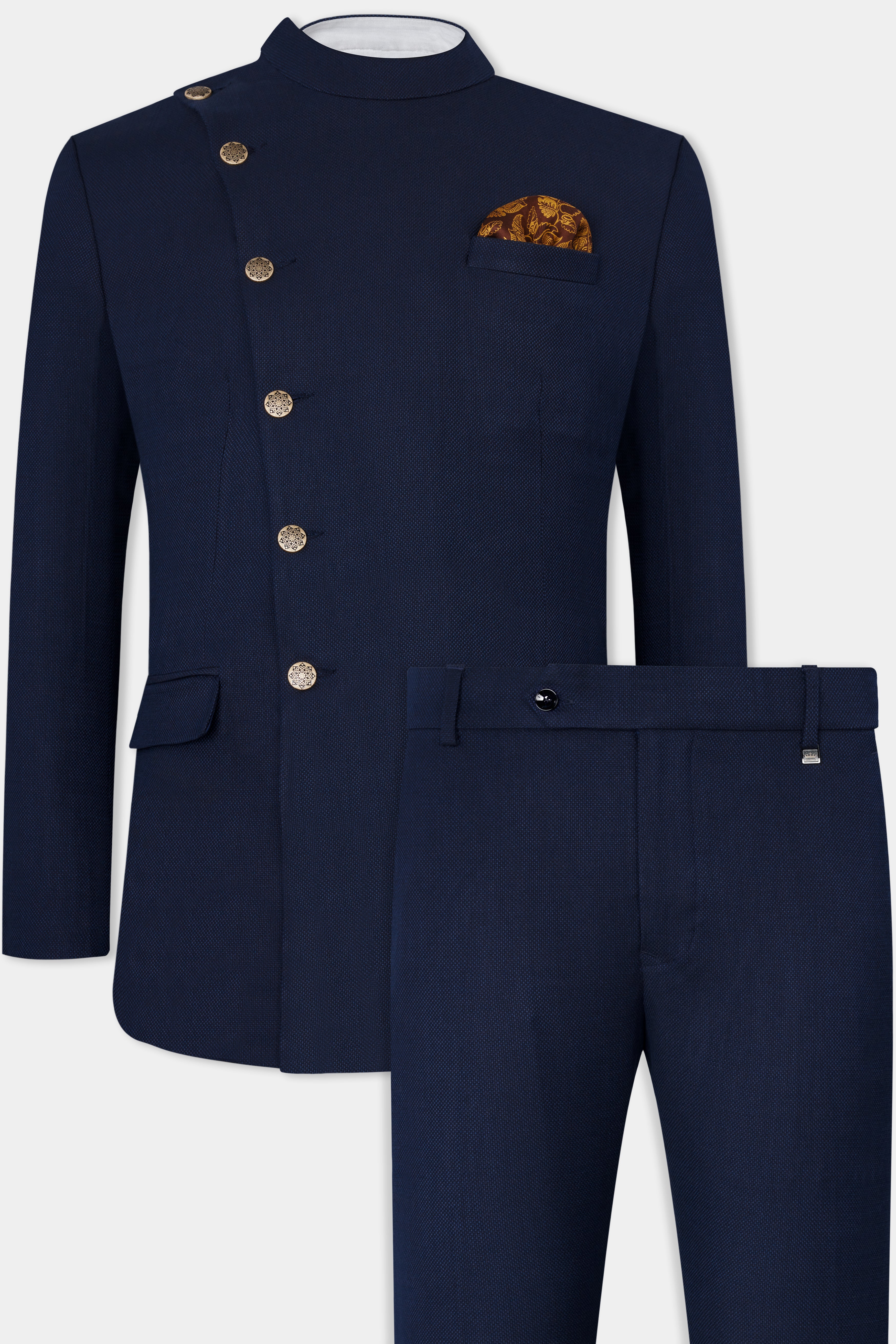 Berkeley Blue Wool Rich Cross Buttoned Bandhgala Suit ST2820-CBG2-36, ST2820-CBG2-38, ST2820-CBG2-40, ST2820-CBG2-42, ST2820-CBG2-44, ST2820-CBG2-46, ST2820-CBG2-48, ST2820-CBG2-50, ST2820-CBG2-52, ST2820-CBG2-54, ST2820-CBG2-56, ST2820-CBG2-58, ST2820-CBG2-60