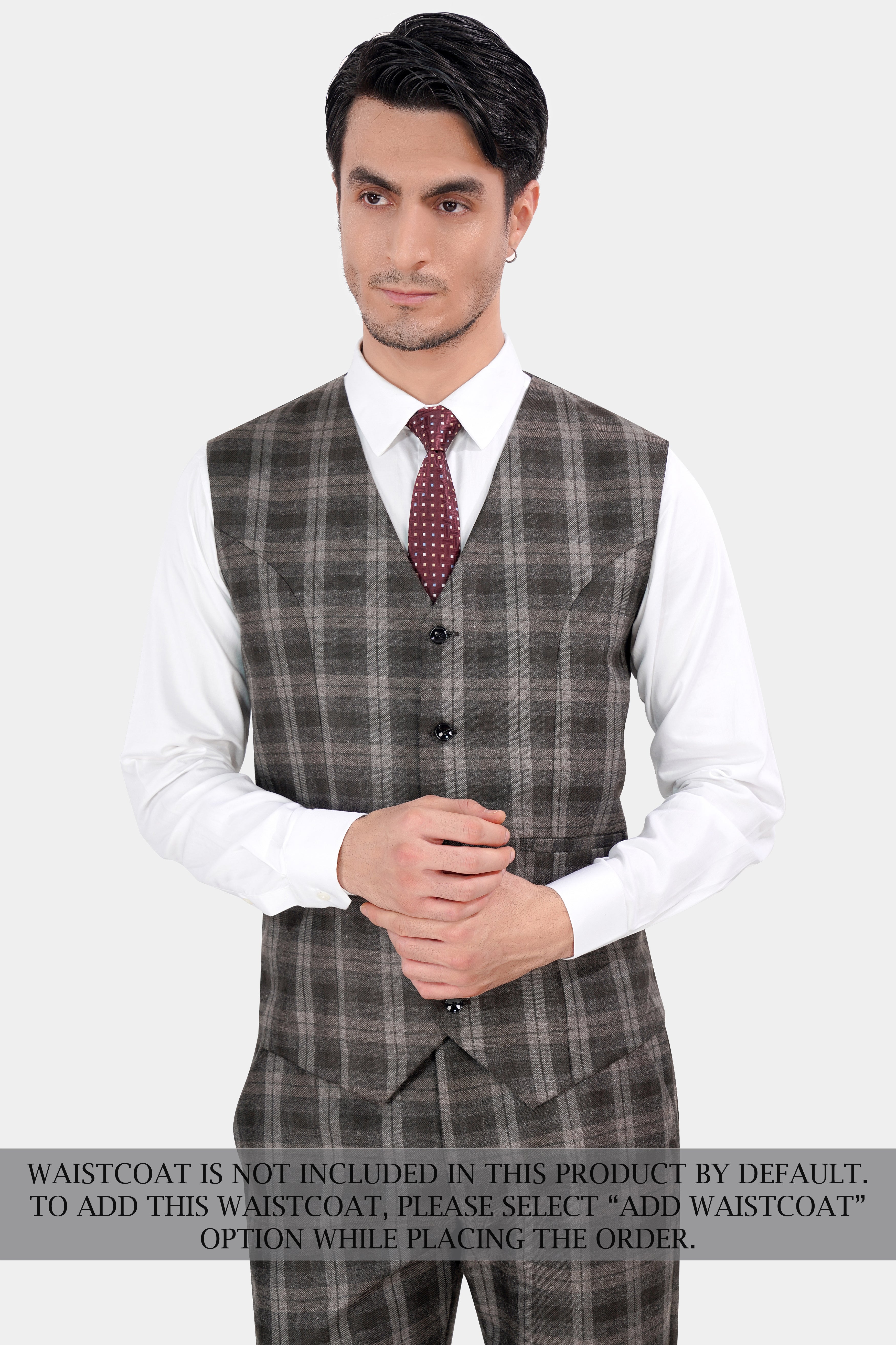 Dorado Brown Plaid Tweed Double-Breasted Suit ST2842-DB-PP-D74-36, ST2842-DB-PP-D74-38, ST2842-DB-PP-D74-40, ST2842-DB-PP-D74-42, ST2842-DB-PP-D74-44, ST2842-DB-PP-D74-46, ST2842-DB-PP-D74-48, ST2842-DB-PP-D74-50, ST2842-DB-PP-D74-52, ST2842-DB-PP-D74-54, ST2842-DB-PP-D74-56, ST2842-DB-PP-D74-58, ST2842-DB-PP-D74-60