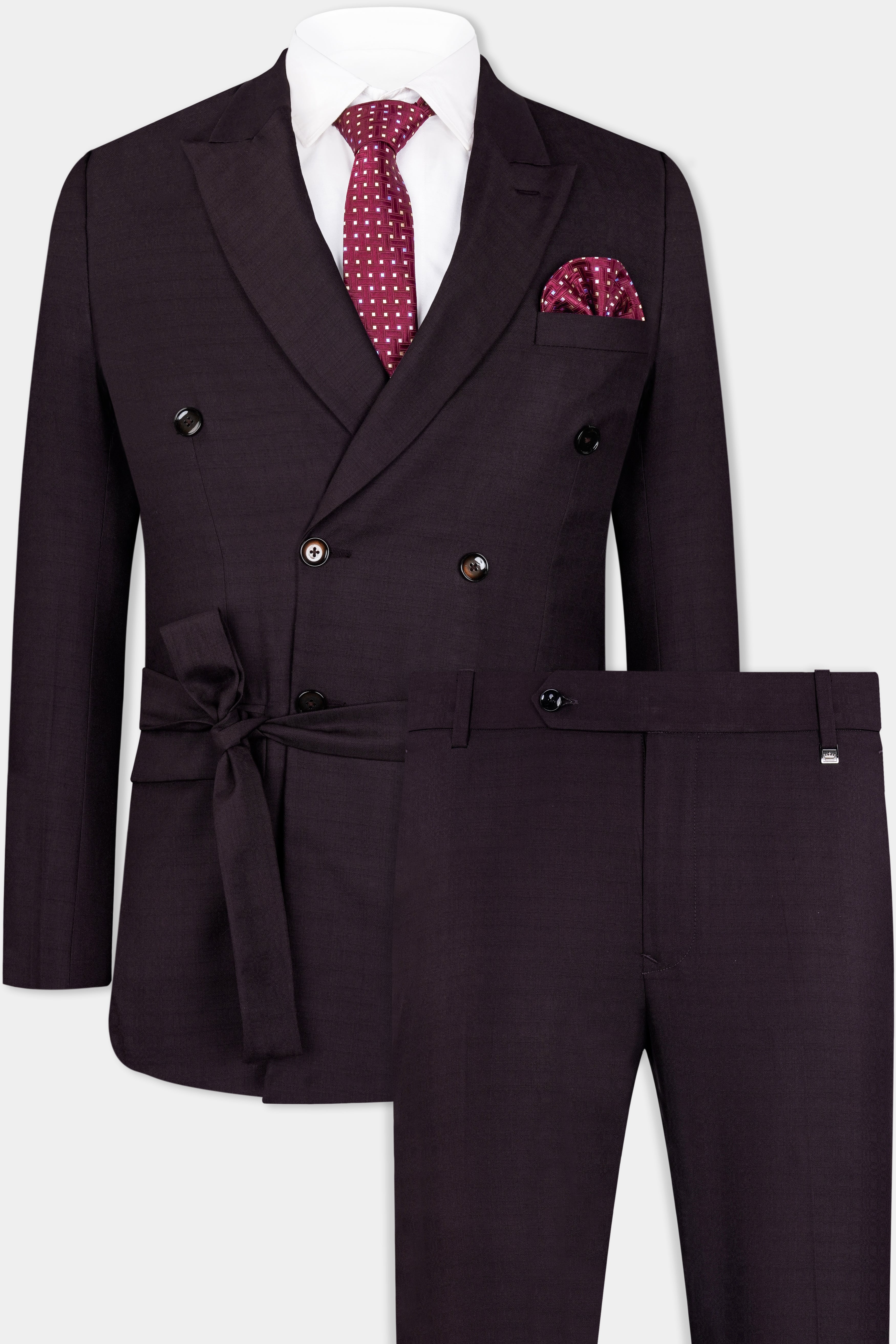 Plum Purple Wool Rich Double Breasted Designer Suit ST2903-DB-D8-36, ST2903-DB-D8-38, ST2903-DB-D8-40, ST2903-DB-D8-42, ST2903-DB-D8-44, ST2903-DB-D8-46, ST2903-DB-D8-48, ST2903-DB-D8-50, ST2903-DB-D8-52, ST2903-DB-D8-54, ST2903-DB-D8-56, ST2903-DB-D8-58, ST2903-DB-D8-60