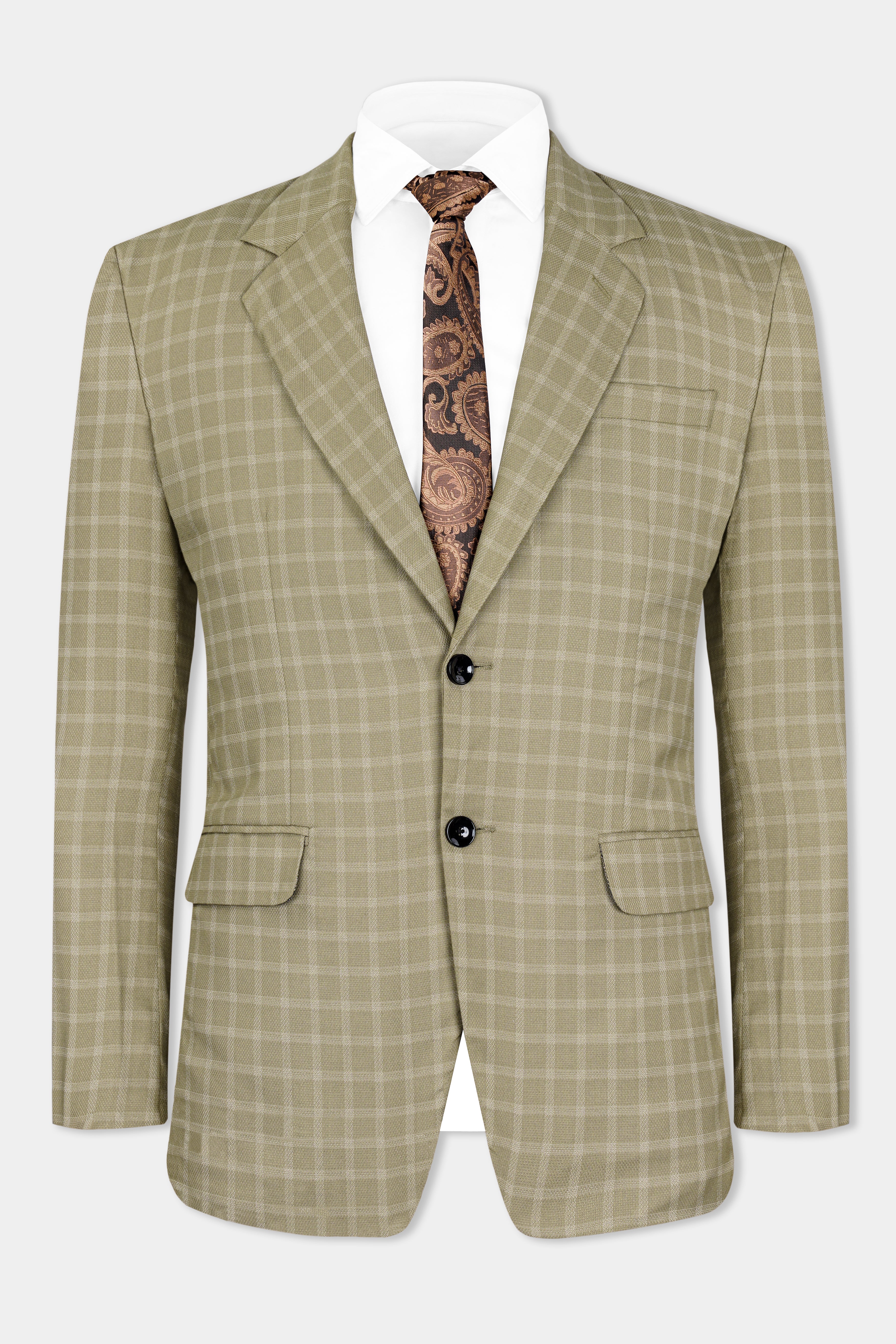 Sandrift Brown Checkered Wool Rich Single Breasted Suit ST2931-SB-36, ST2931-SB-38, ST2931-SB-40, ST2931-SB-42, ST2931-SB-44, ST2931-SB-46, ST2931-SB-48, ST2931-SB-50, ST2931-SB-52, ST2931-SB-54, ST2931-SB-56, ST2931-SB-58, ST2931-SB-60