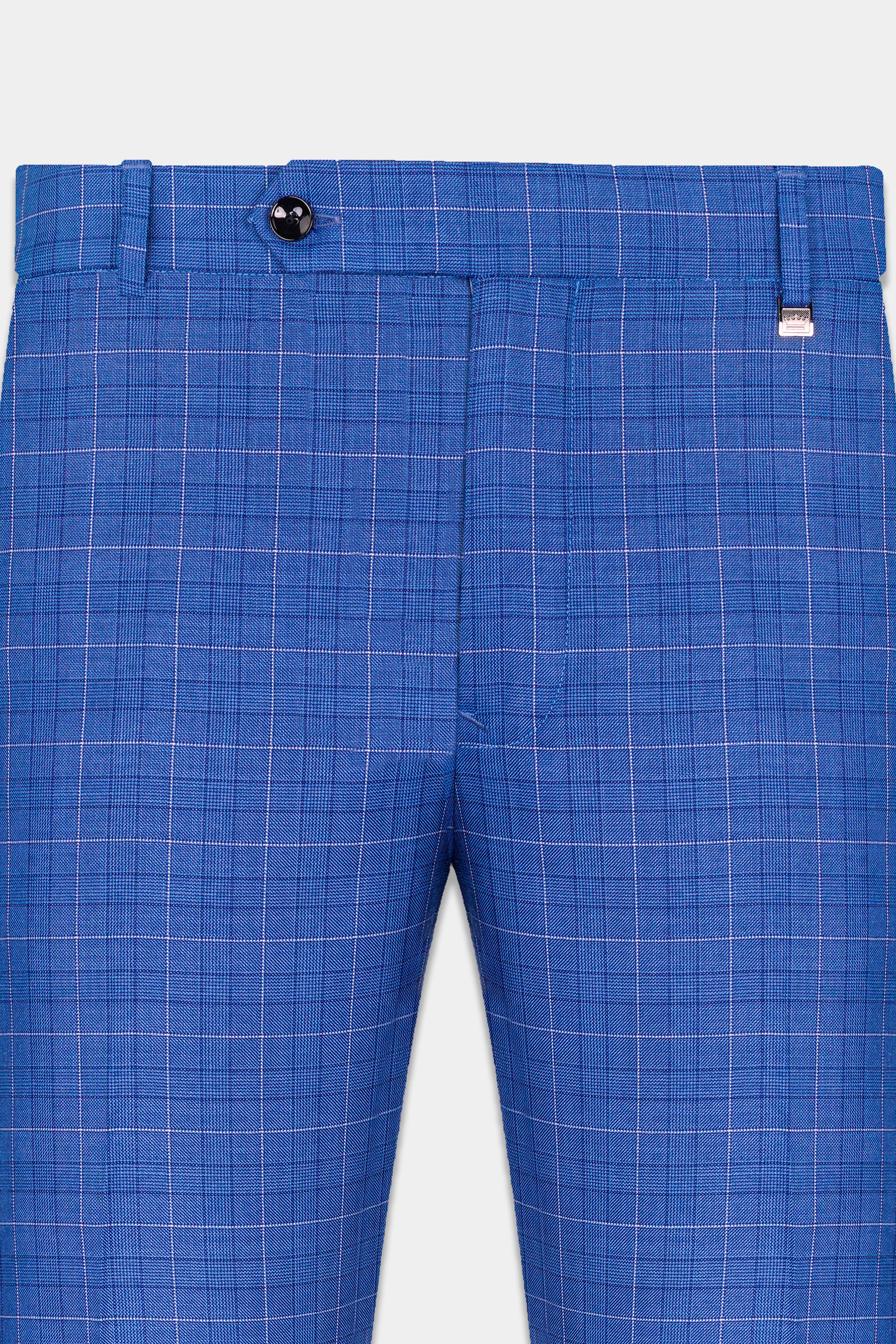 Cobalt Blue Checkered Wool Rich Double Breasted Suit ST2947-DB-36, ST2947-DB-38, ST2947-DB-40, ST2947-DB-42, ST2947-DB-44, ST2947-DB-46, ST2947-DB-48, ST2947-DB-50, ST2947-DB-52, ST2947-DB-54, ST2947-DB-56, ST2947-DB-58, ST2947-DB-60