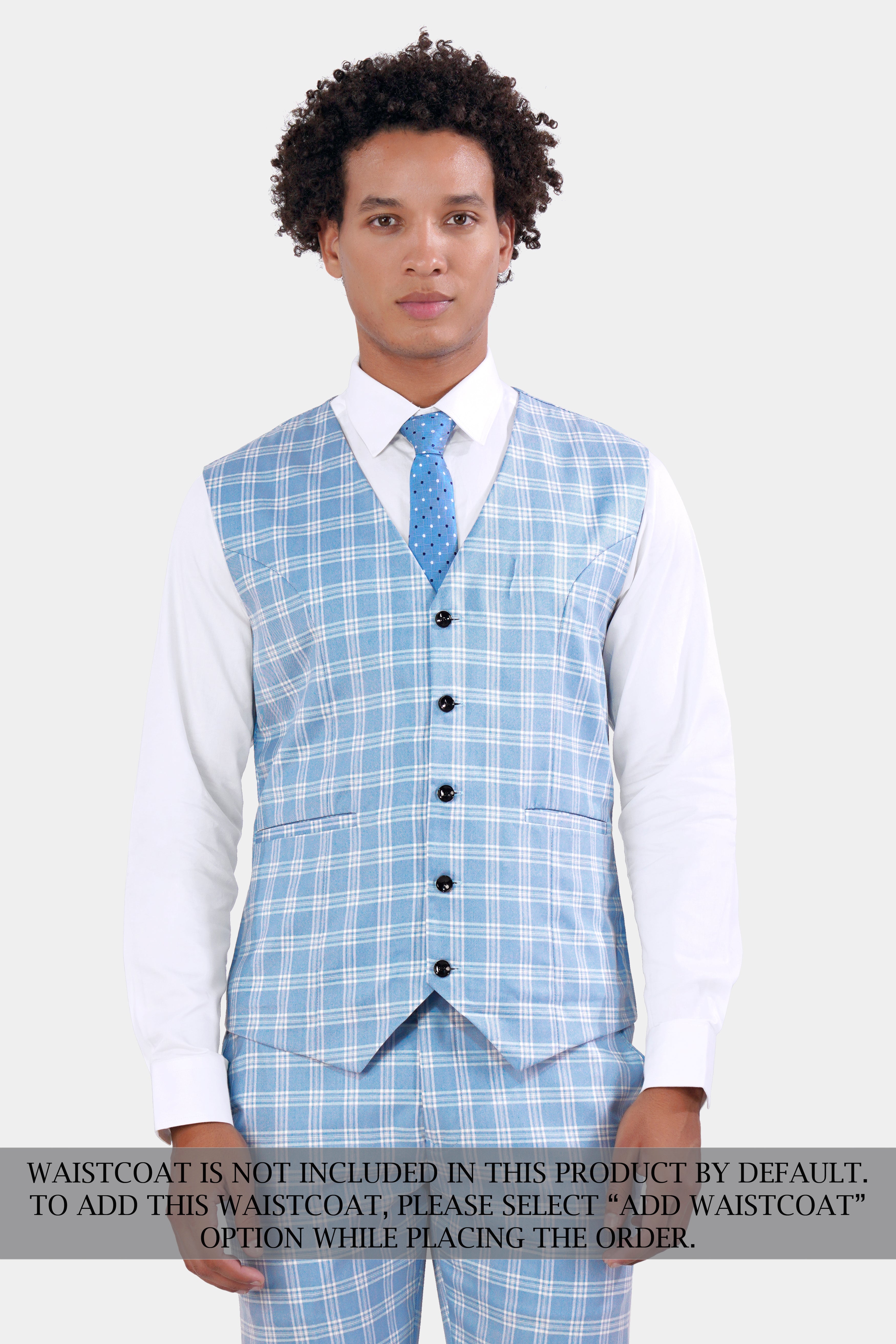 Casper Blue and Brandy Brown Plaid Wool Rich Cross Buttoned Bandhgala Designer Suit ST2959-CBG-D61-36, ST2959-CBG-D61-38, ST2959-CBG-D61-40, ST2959-CBG-D61-42, ST2959-CBG-D61-44, ST2959-CBG-D61-46, ST2959-CBG-D61-48, ST2959-CBG-D61-50, ST2959-CBG-D61-52, ST2959-CBG-D61-54, ST2959-CBG-D61-56, ST2959-CBG-D61-58, ST2959-CBG-D61-60