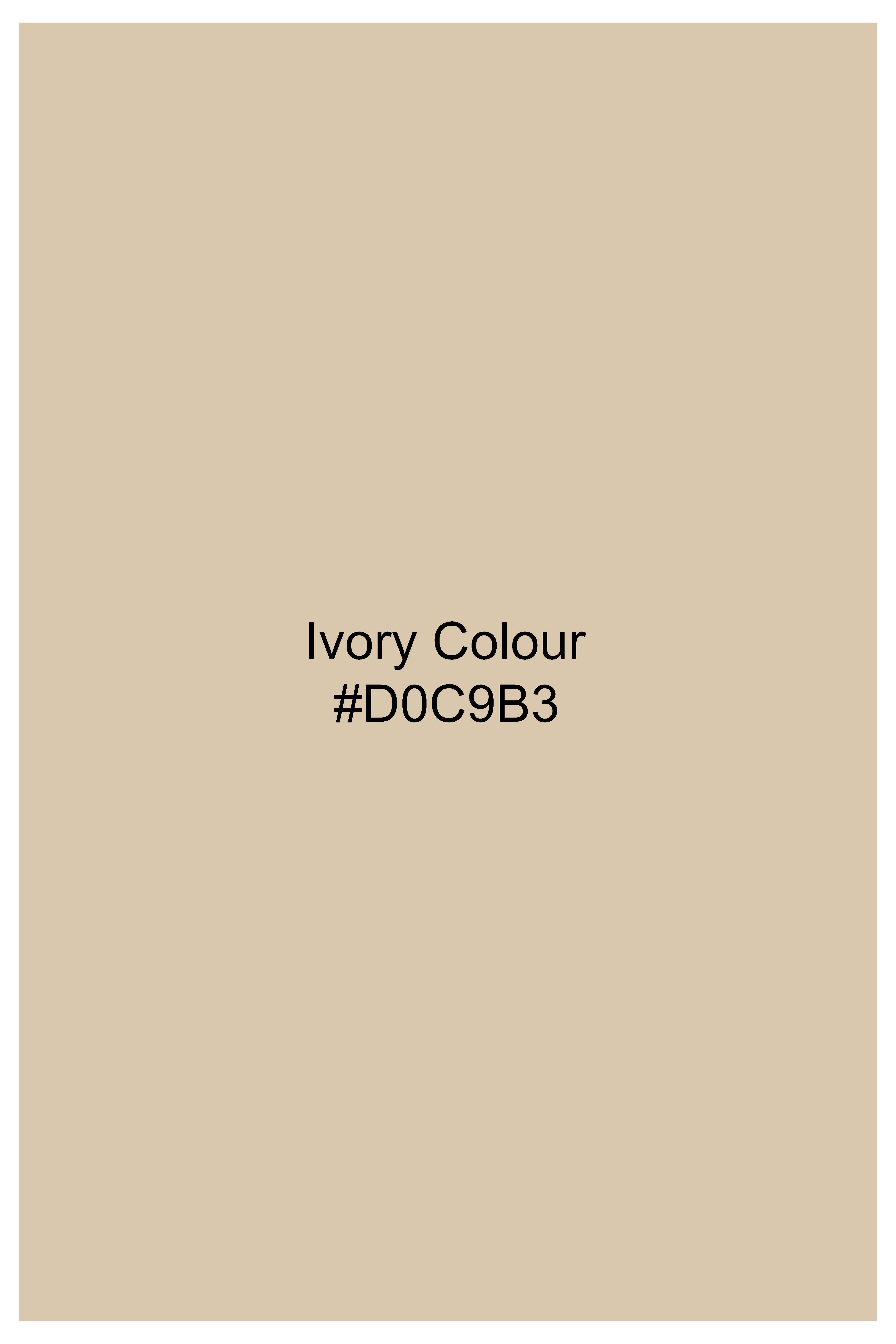 Ivory Cream Wool Rich Bandhgala Designer Suit ST2990-D16-36, ST2990-D16-38, ST2990-D16-40, ST2990-D16-42, ST2990-D16-44, ST2990-D16-46, ST2990-D16-48, ST2990-D16-50, ST2990-D16-52, ST2990-D16-54, ST2990-D16-56, ST2990-D16-58, ST2990-D16-60