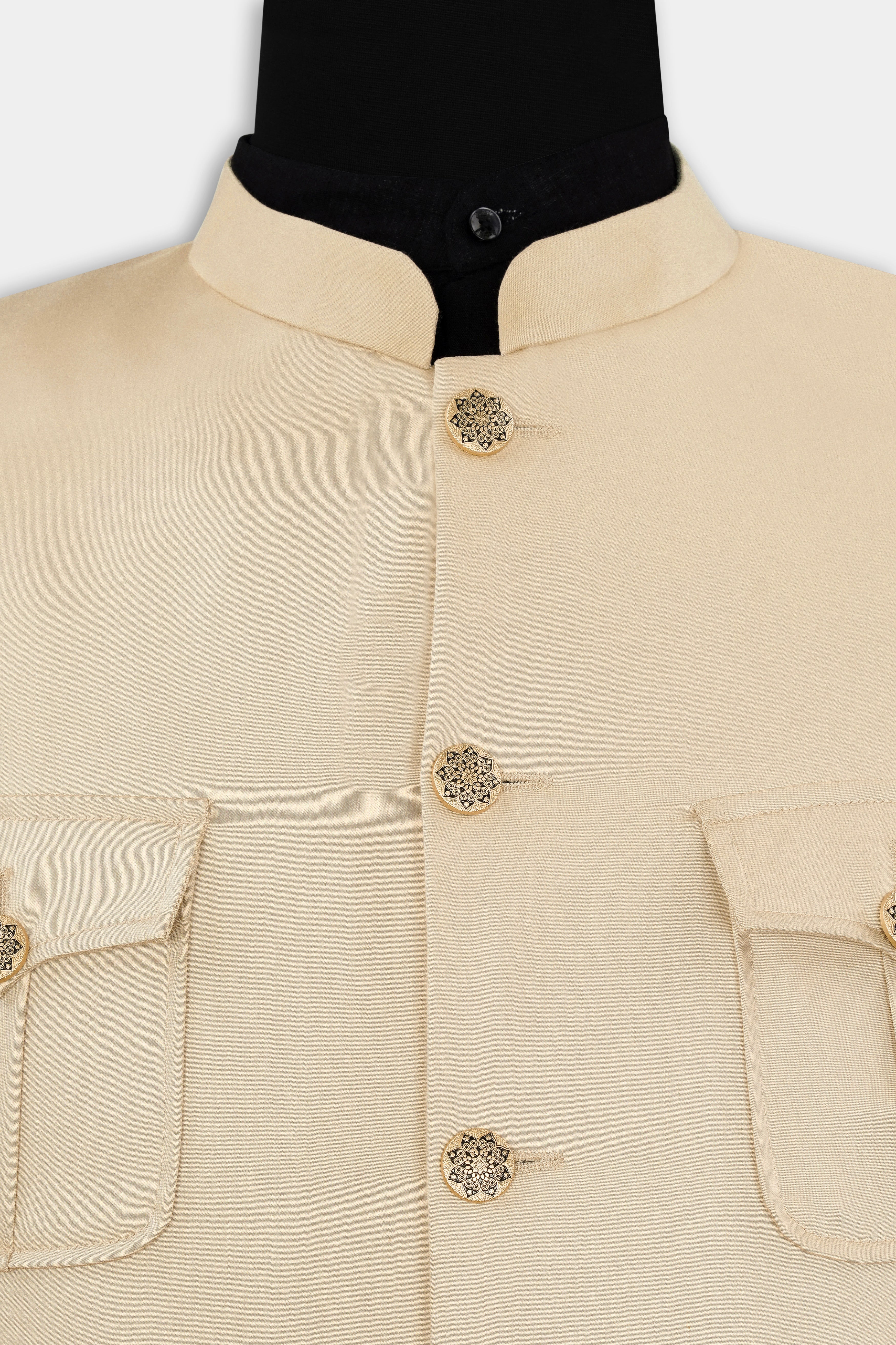 Ivory Cream Wool Rich Bandhgala Designer Suit ST2991-BG-D41-36, ST2991-BG-D41-38, ST2991-BG-D41-40, ST2991-BG-D41-42, ST2991-BG-D41-44, ST2991-BG-D41-46, ST2991-BG-D41-48, ST2991-BG-D41-50, ST2991-BG-D41-52, ST2991-BG-D41-54, ST2991-BG-D41-56, ST2991-BG-D41-58, ST2991-BG-D41-60