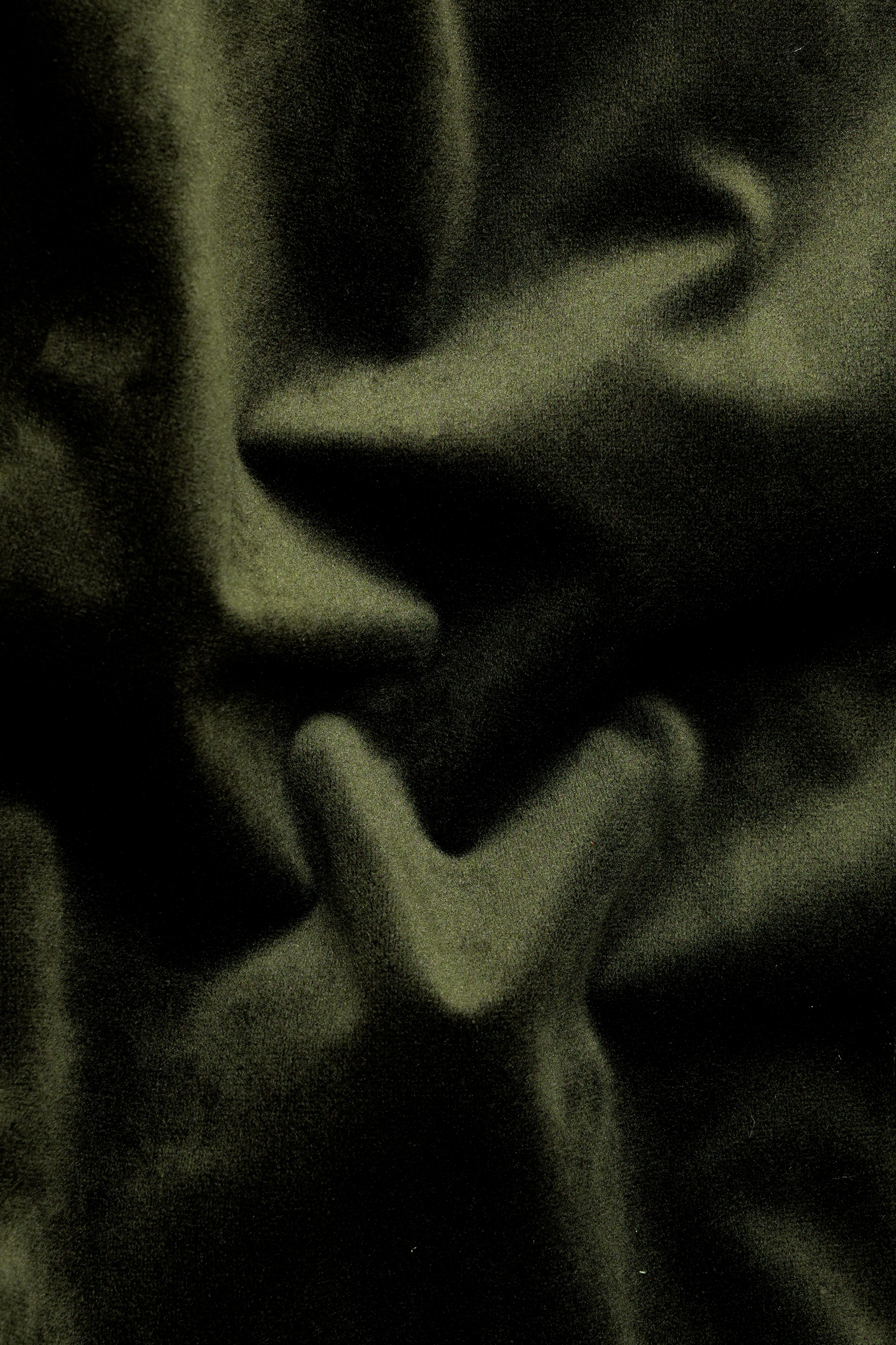 Rangoon Green Single Breasted Velvet Blazer With Jade Black Jeans