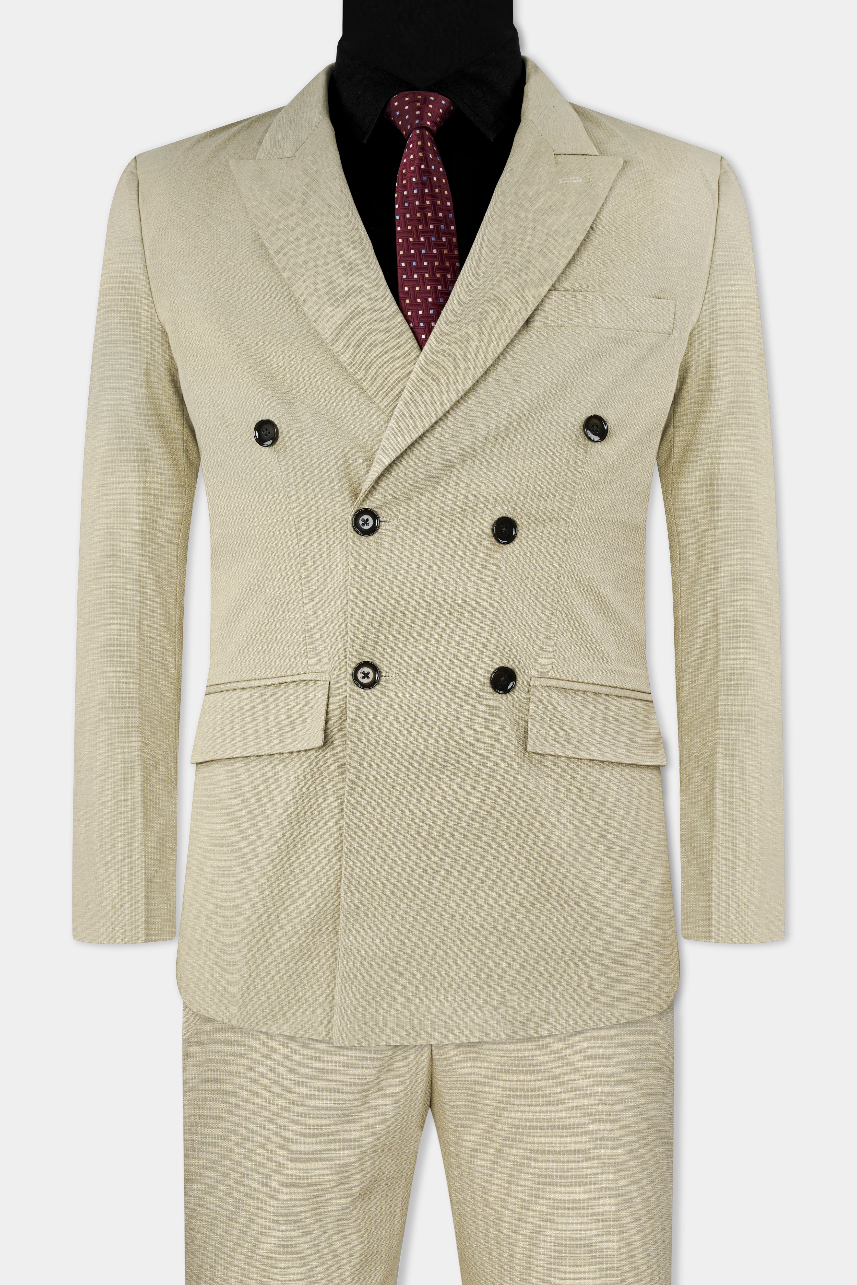 Eagle Brown Premium Cotton Double Breasted Suit ST3043-DB-36, ST3043-DB-38, ST3043-DB-40, ST3043-DB-42, ST3043-DB-44, ST3043-DB-46, ST3043-DB-48, ST3043-DB-50, ST3043-DB-52, ST3043-DB-54, ST3043-DB-56, ST3043-DB-58, ST3043-DB-60